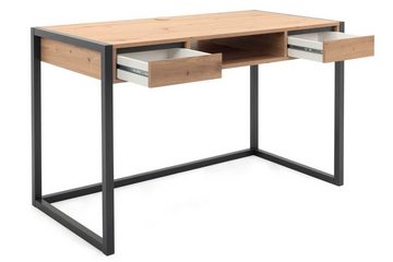 Finori Schreibtisch Denver 120 cm Dekor Artisan Oak / anthrazit Bürotisch