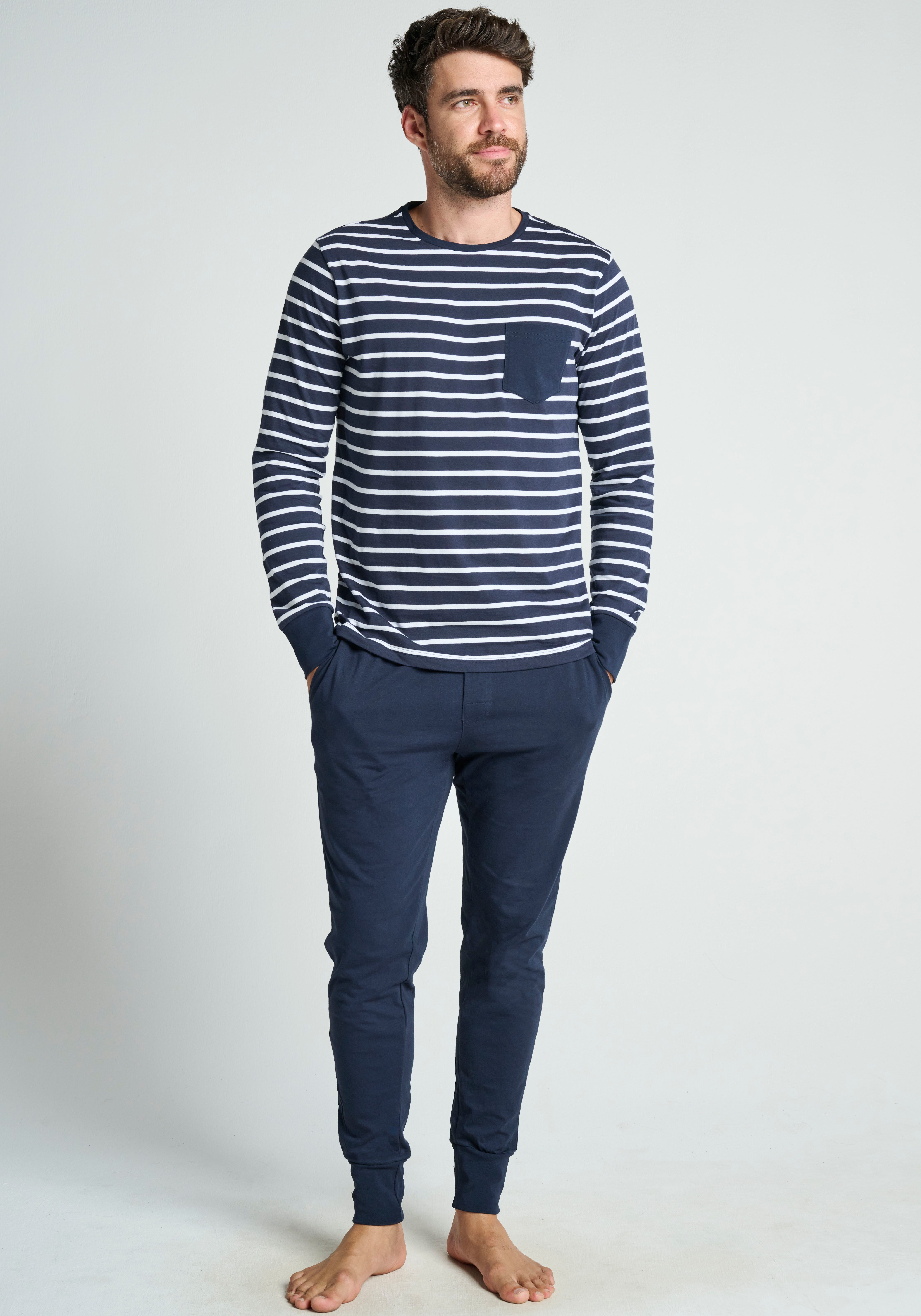 Jockey Pyjama Cotton Nautical Stripe Pyjama günstig online kaufen