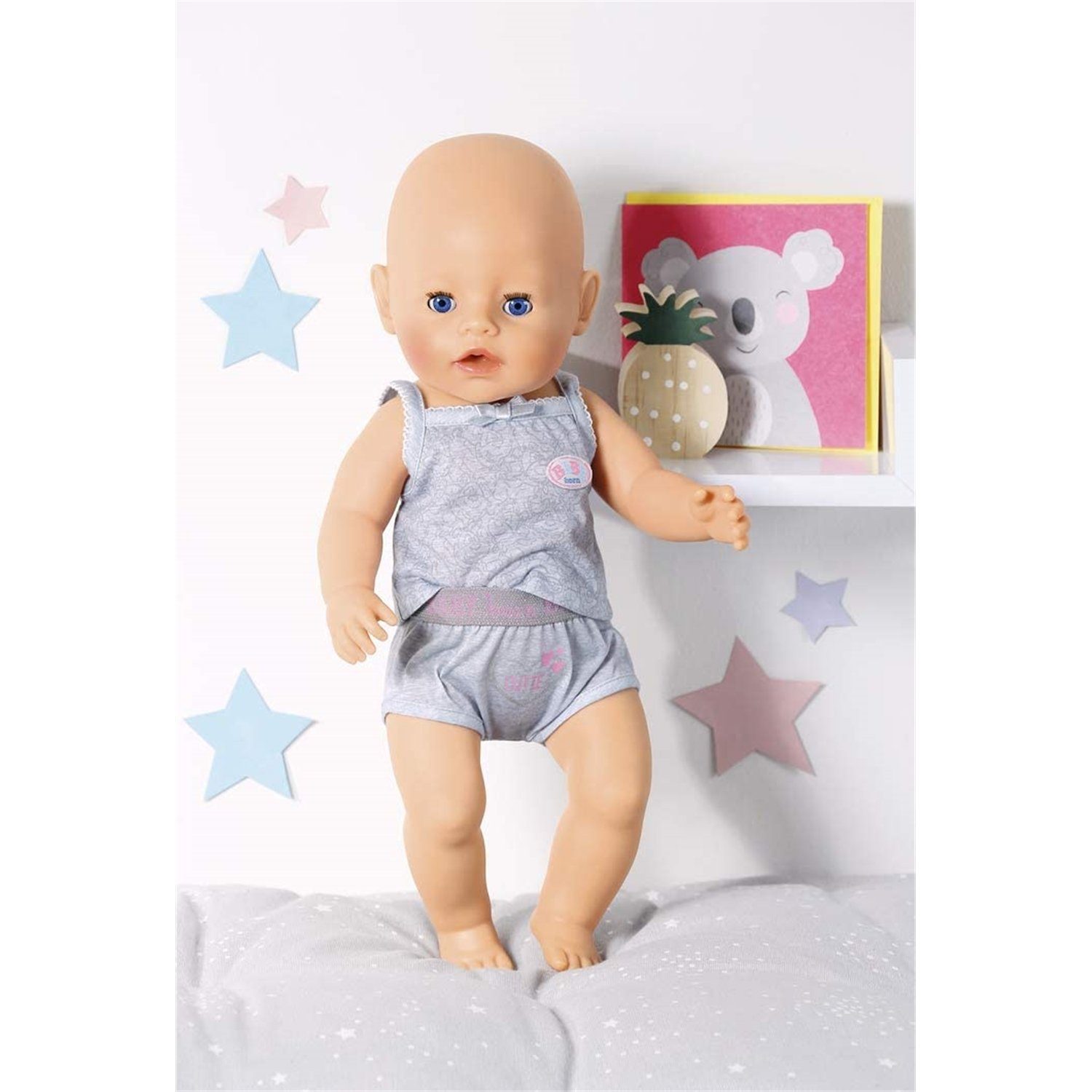 Zapf Creation® Puppenkleidung 827543-A BABY born Unterwäsche Grau 43 cm günstig online kaufen