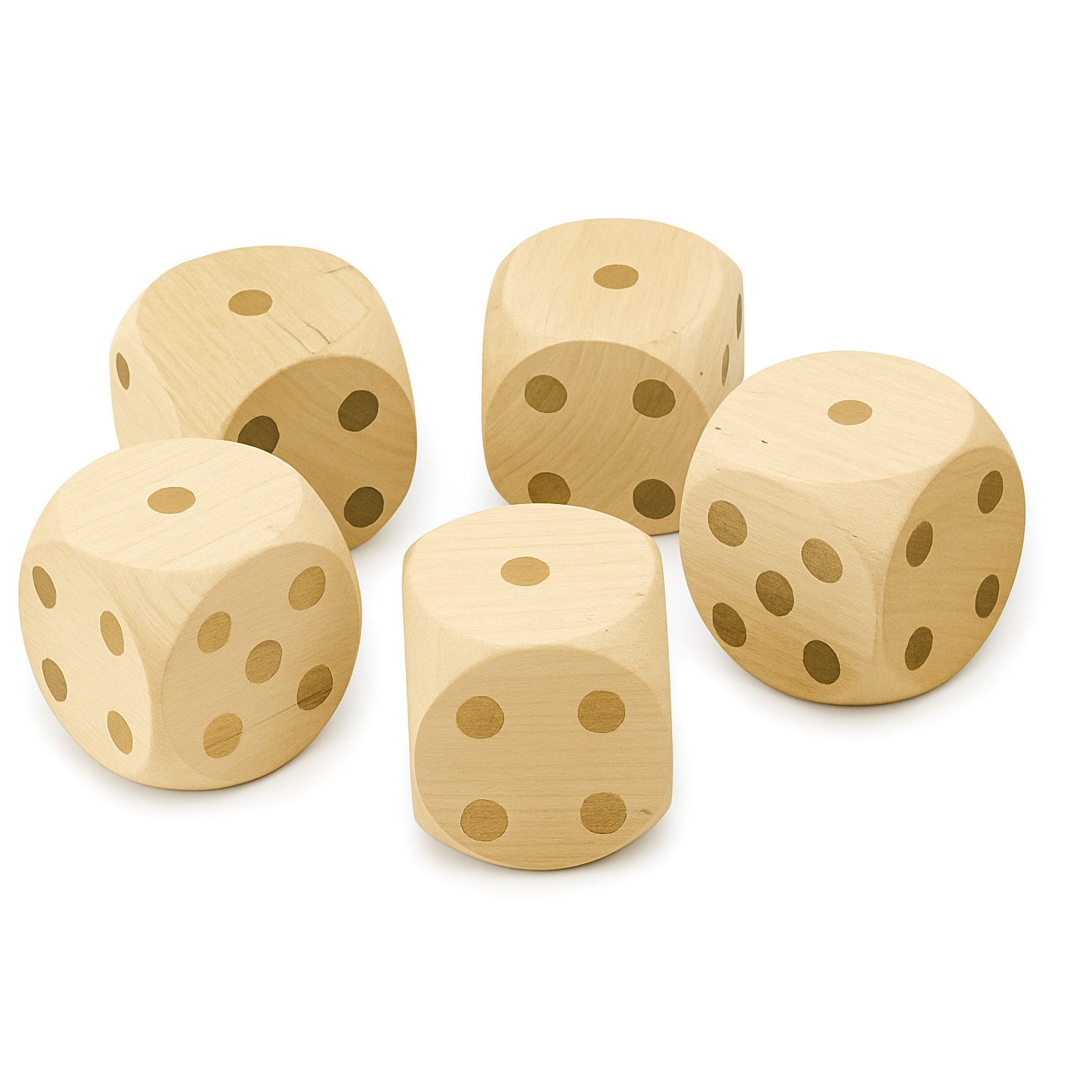 Amo Toys Spiel XL Garden Yatzy, Würfelspiel, mit extra großen Holzwürfeln