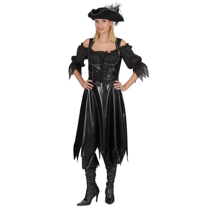 Metamorph Kostüm Piratenkleid mit Perlenborte Die 'Black Pearl' in Kostümform