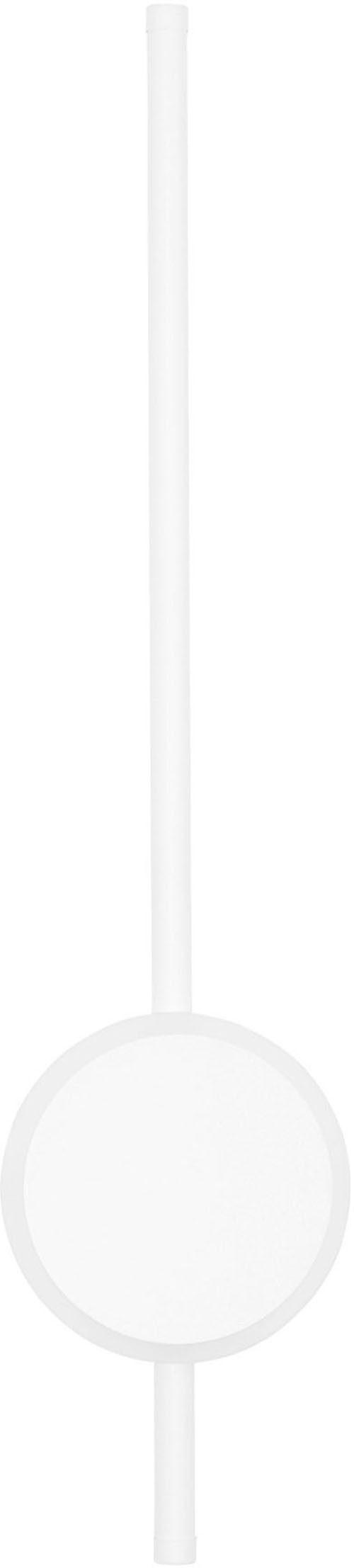 Nova Luce LED Wandleuchte CLOCK, LED fest integriert, Warmweiß