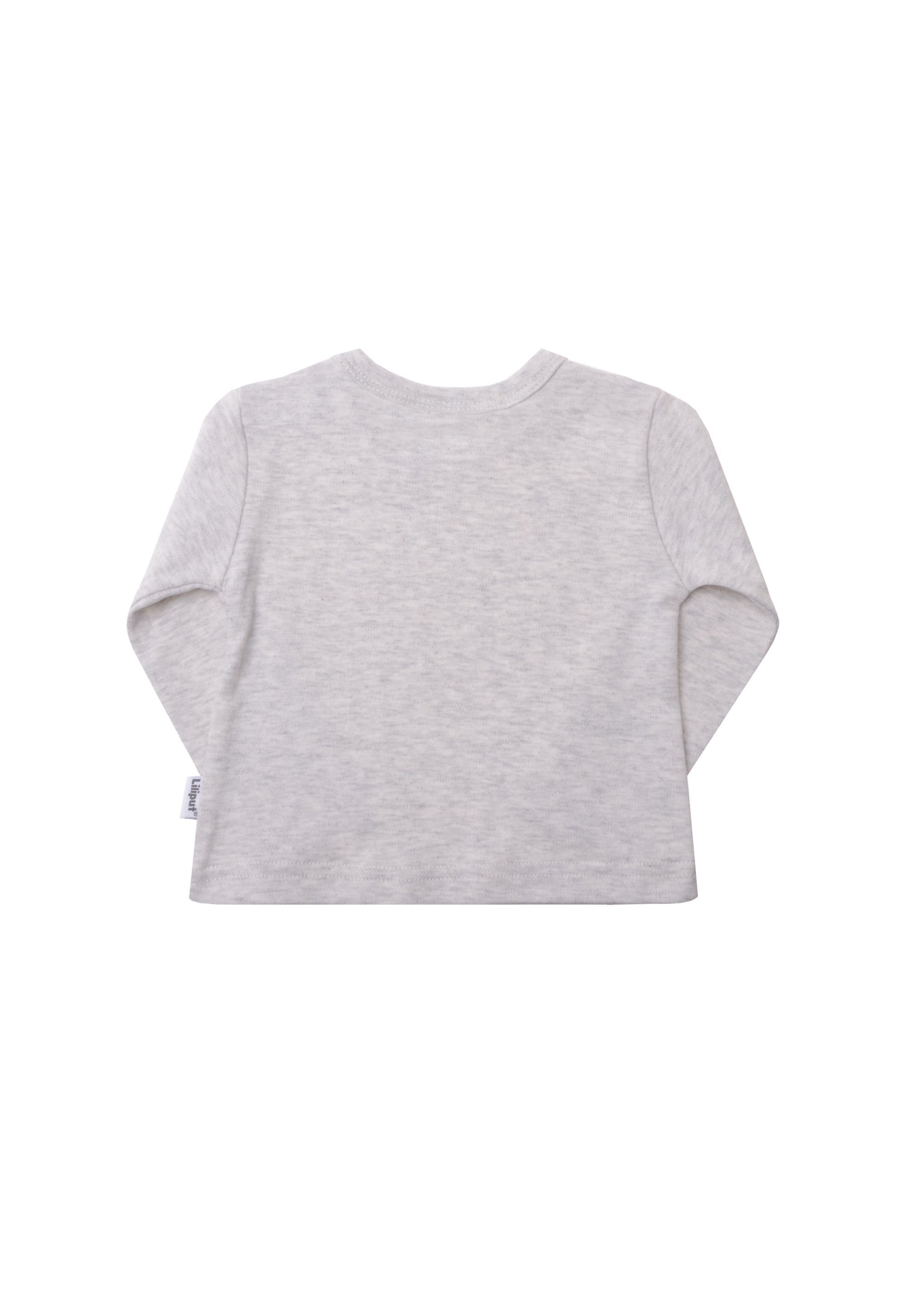 Liliput T-Shirt (3-tlg) Schulterbereich im Druckknöpfen Mit