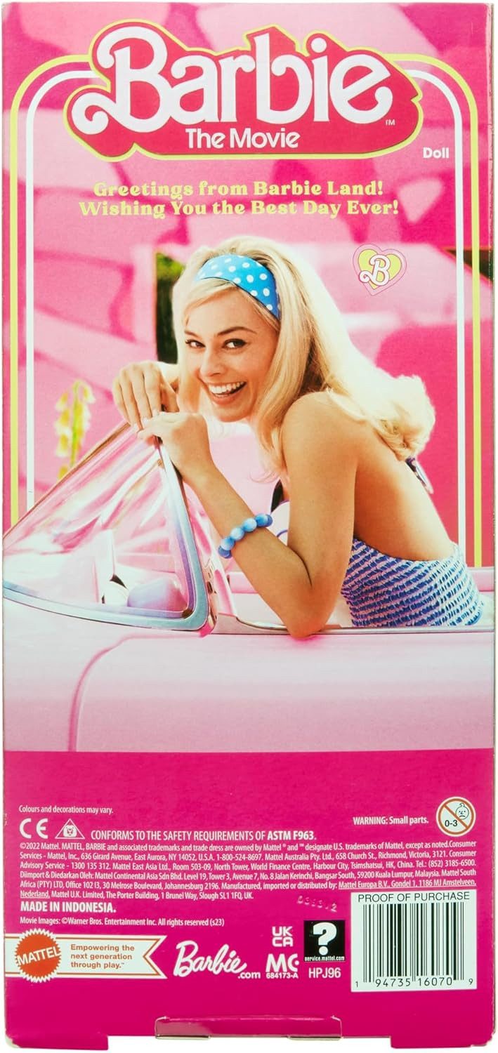 Mattel® Actionfigur Barbie The Movie, Margot Robbie als Barbie HPJ96