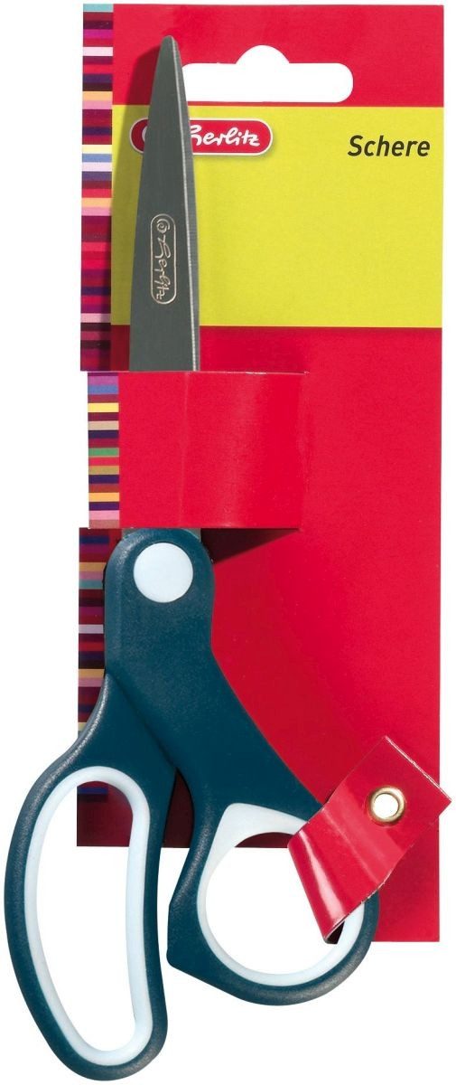 Herlitz Papierscheren Schere 20,5cm farbig sortiert