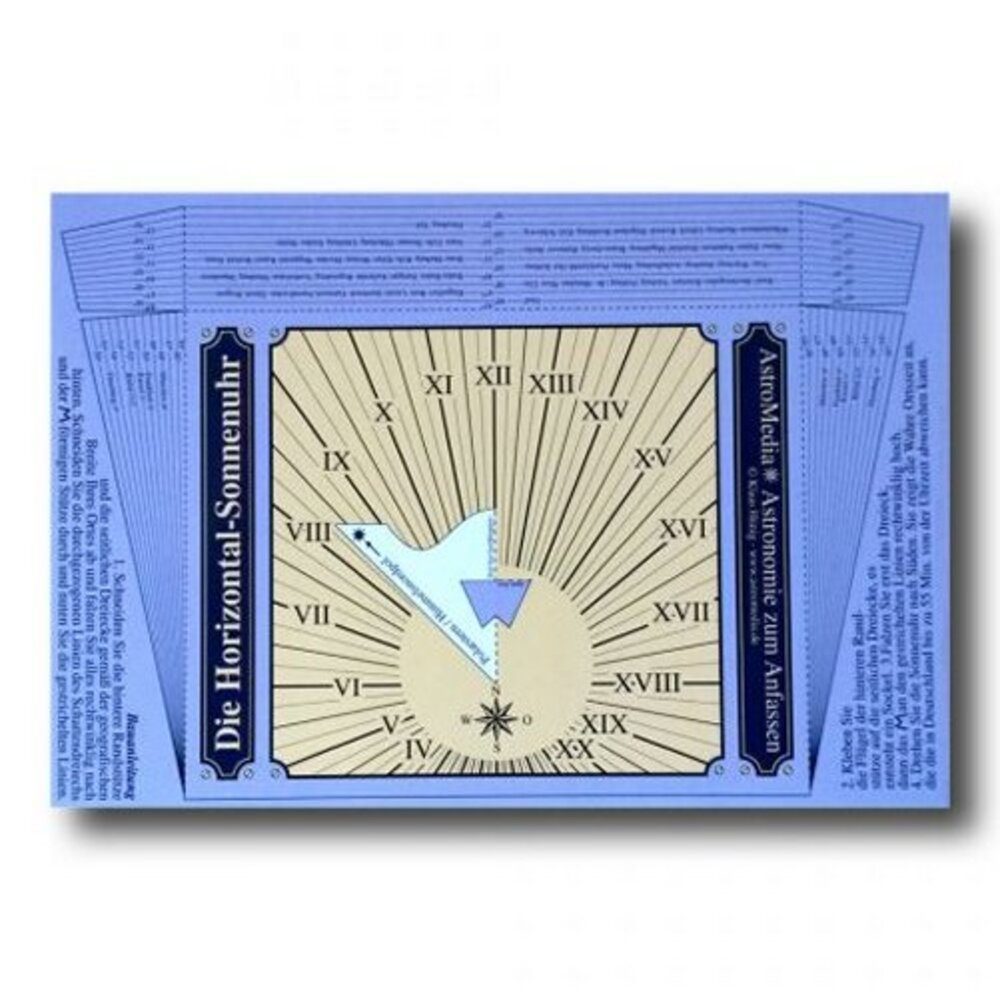 Astromedia Experimentierkasten Die Postkarten-Sonnenuhr