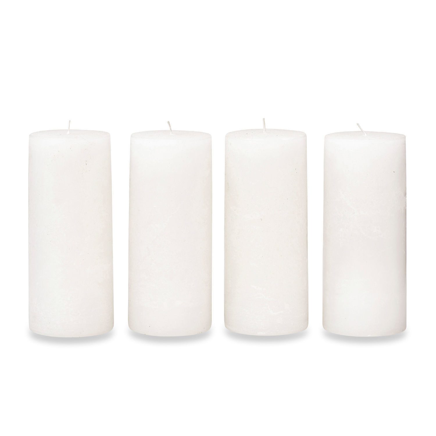 Mirabeau Stumpenkerze Kerze 4er Set Homel creme (4er Set, 4er Set), none