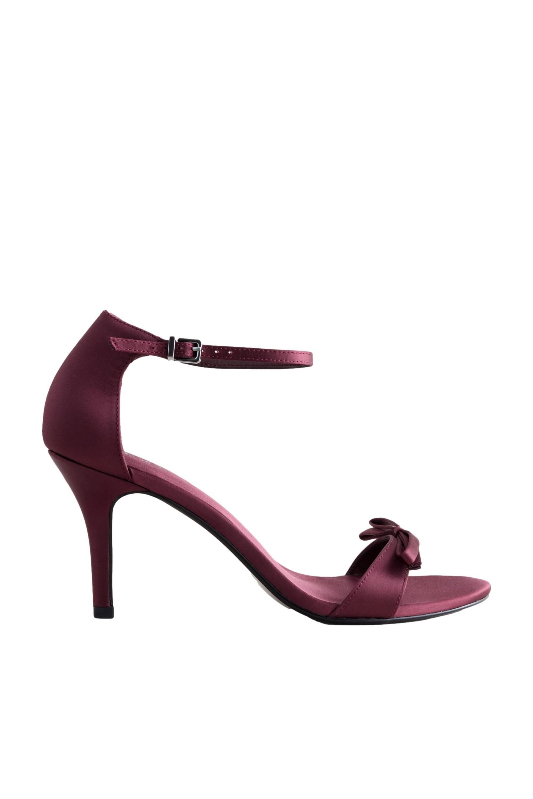 Next Forever Comfort® Mini Satin-Sandaletten, Schleife High-Heel-Sandalette günstig online kaufen