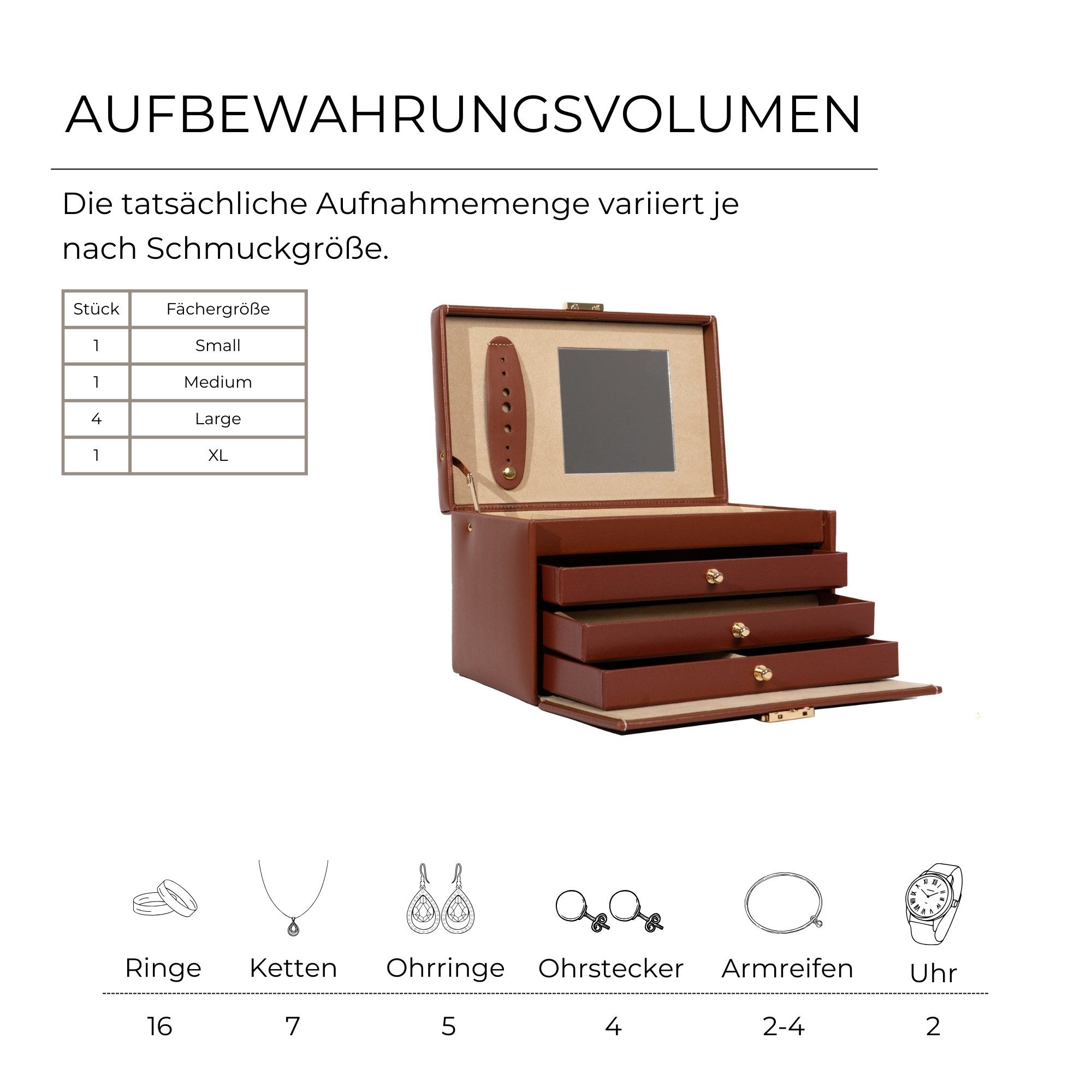 Friedrich23 Schmuckkasten aus Leder Cordoba günstig online kaufen