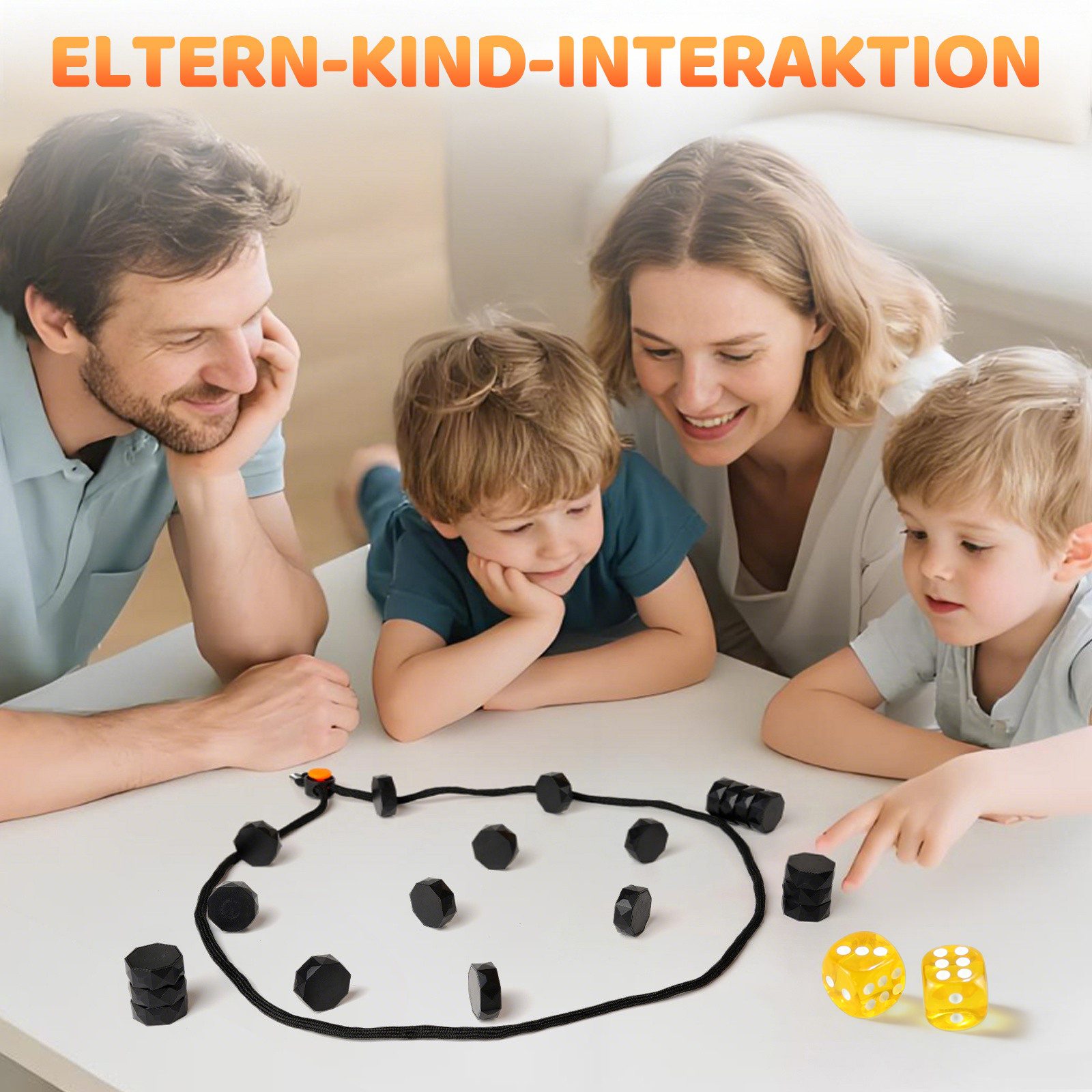 Bundviel Lernspielzeug Lernspielzeug Tisch-Magnetspiel,Reises Magnetisch spiel,Magnetic Chess – Bild 4 von 5