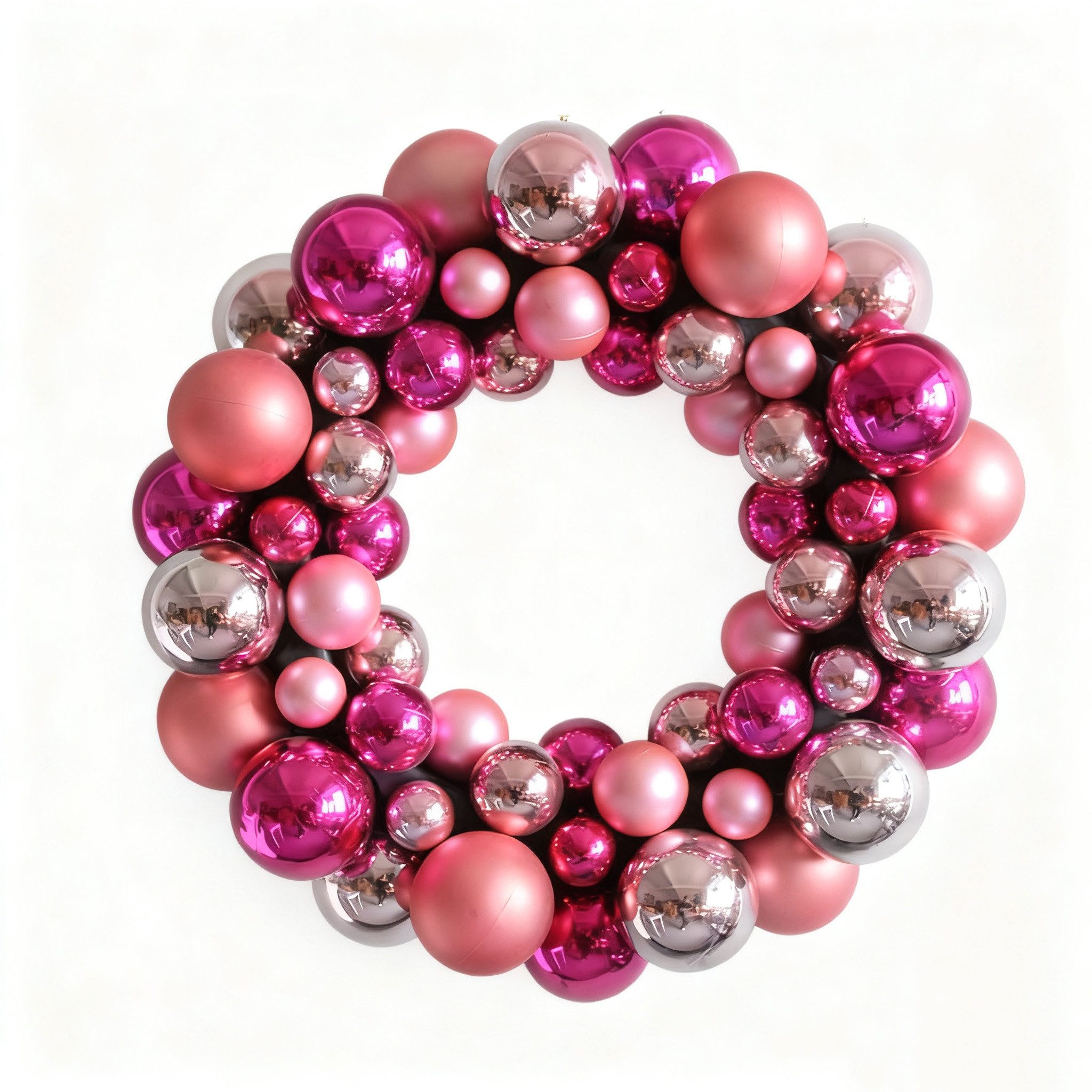 CLTYQ Weihnachtsbaumkugel Weihnachtskugel, Weihnachtskranz, bunte Spleißkug günstig online kaufen