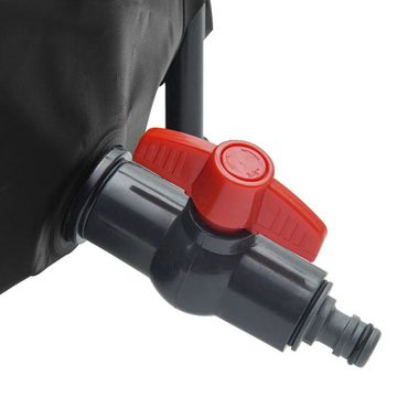 vidaXL Regentonne Wassertank mit Wasserhahn Faltbar 100 L PVC