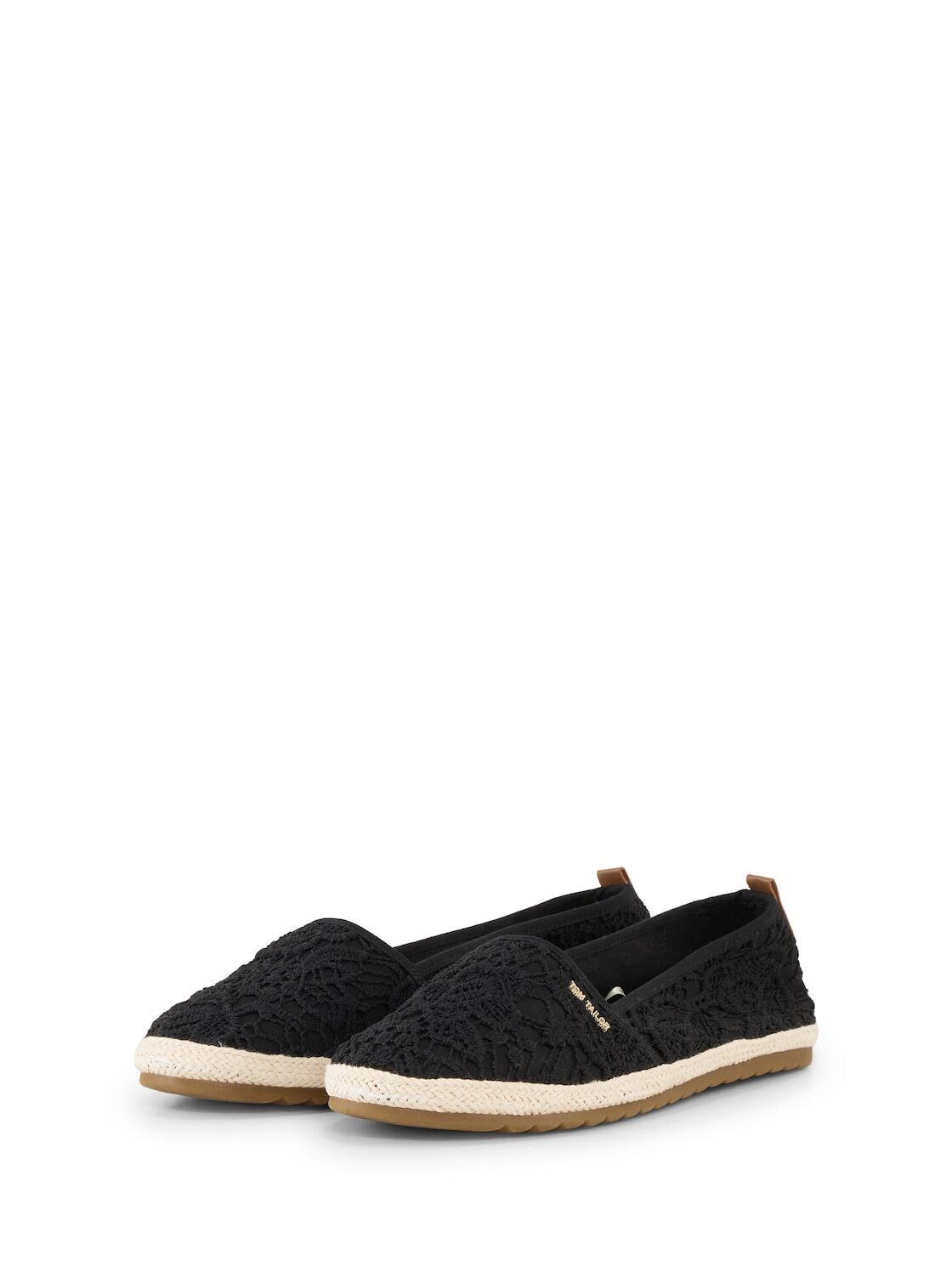 TOM TAILOR Shoes Licence Slipper Flache Espadrilles mit Blumenstickerei