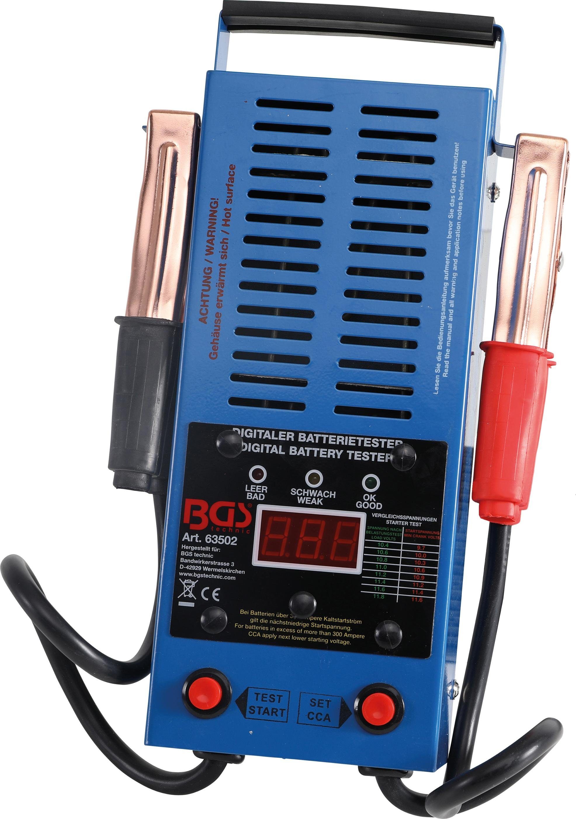 BGS technic Digitaler Batterie-Tester Batterie