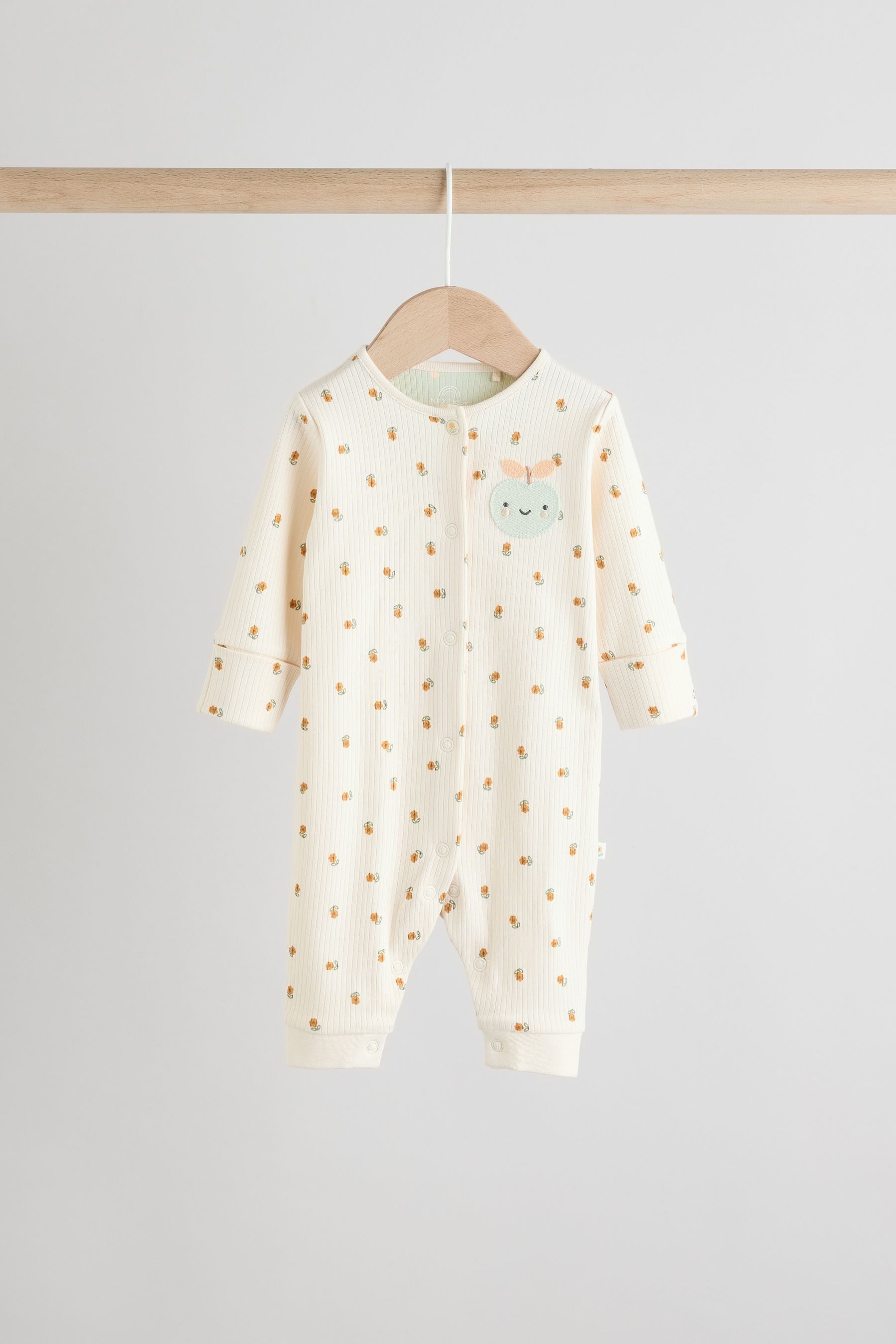 Next Schlafoverall Babyschlafanzüge ohne Fuß mit Druckknopf, 3er-Pack (3-tlg)