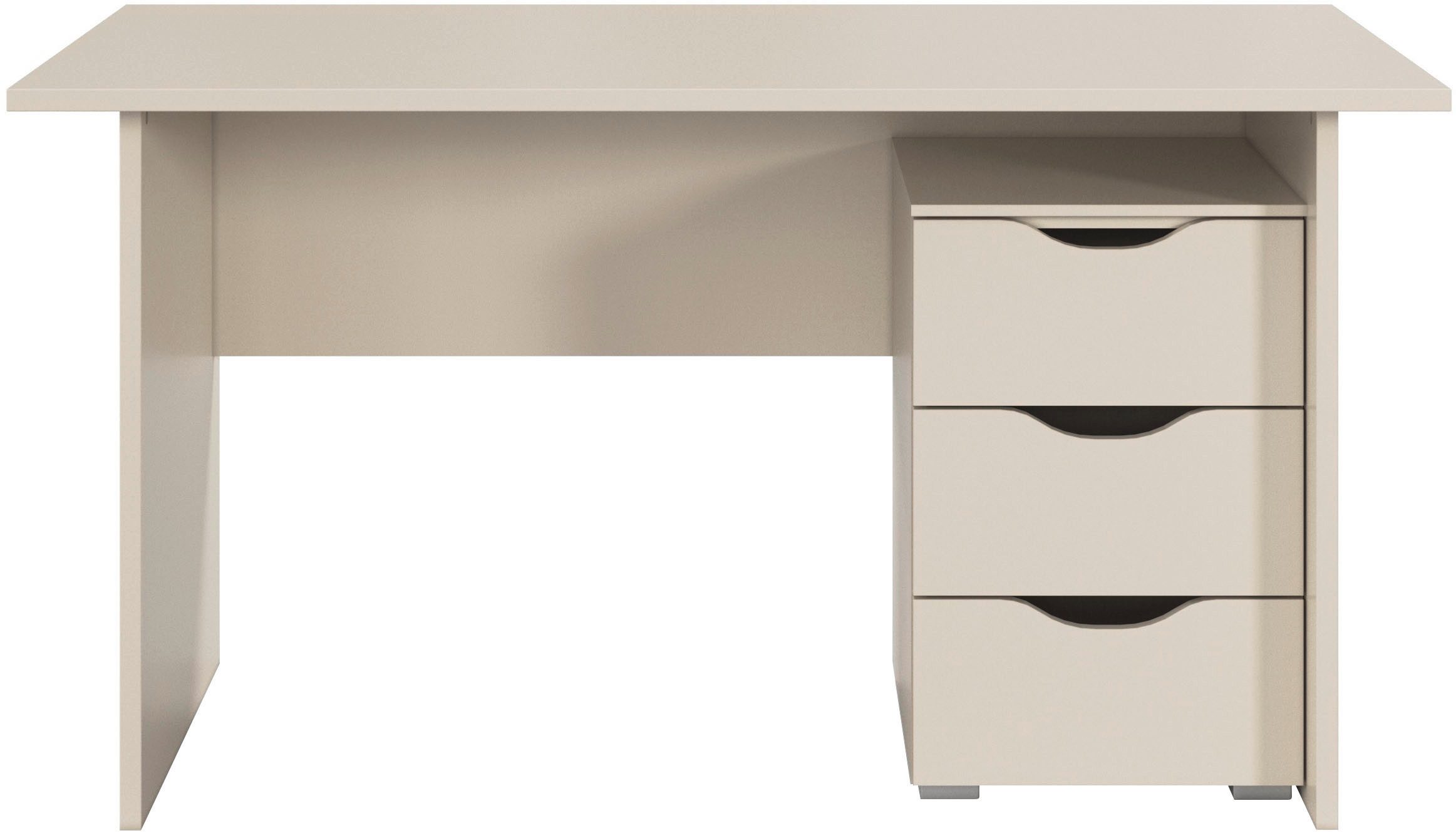 OTTO home Schreibtisch Computertisch Schreibtisch mit Schubladen Kinderschreibtisch MARLENE (Breite 140 cm), mit 3 geräumigen Schubladen und SOFT-CLOSE-FUNKTION MADE IN GERMANY