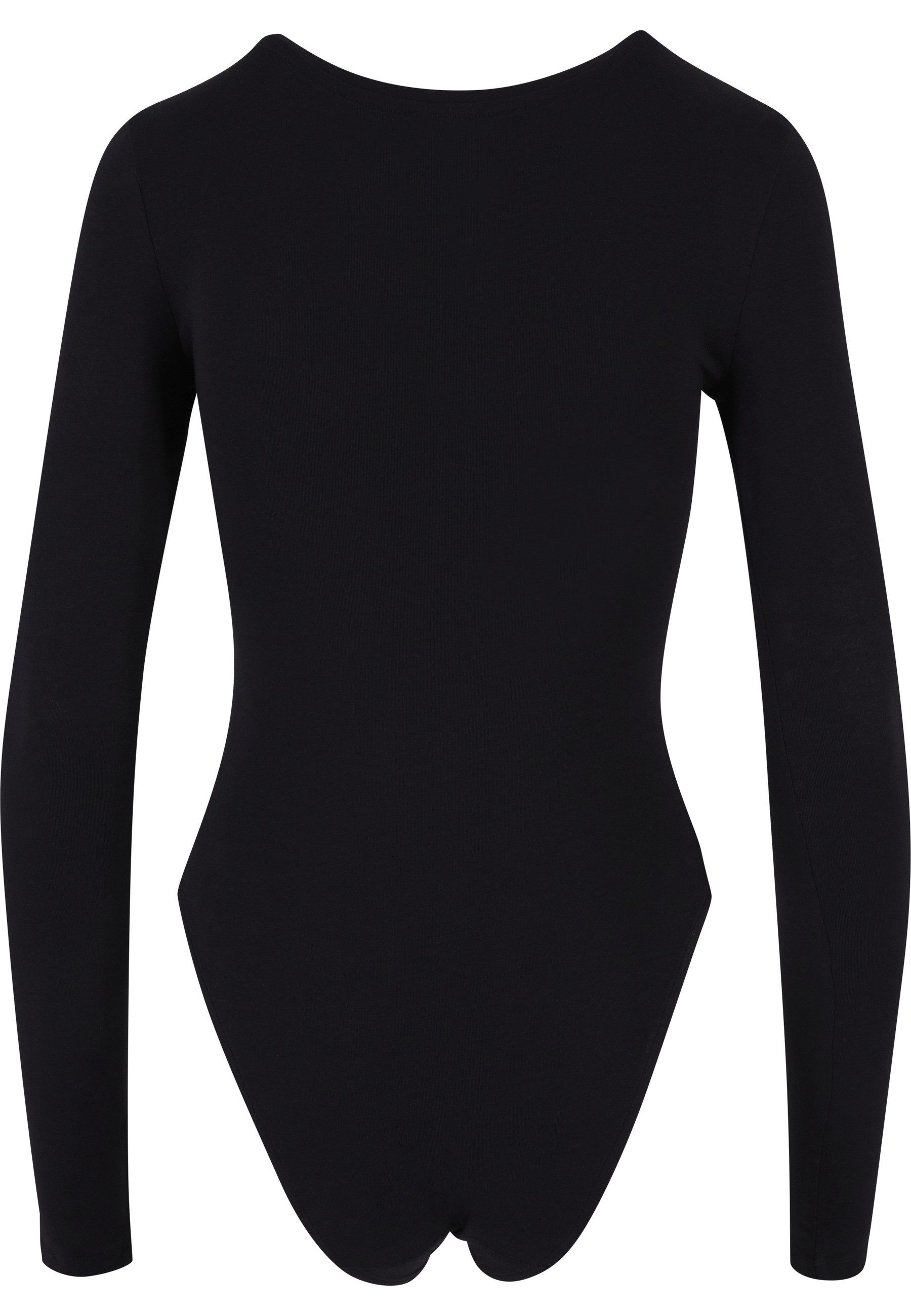 URBAN CLASSICS Langarmshirt Urban Classics Damen Ladies Stretch Jersey Longsleeve Body (1-tlg) – Bild 2 von 5