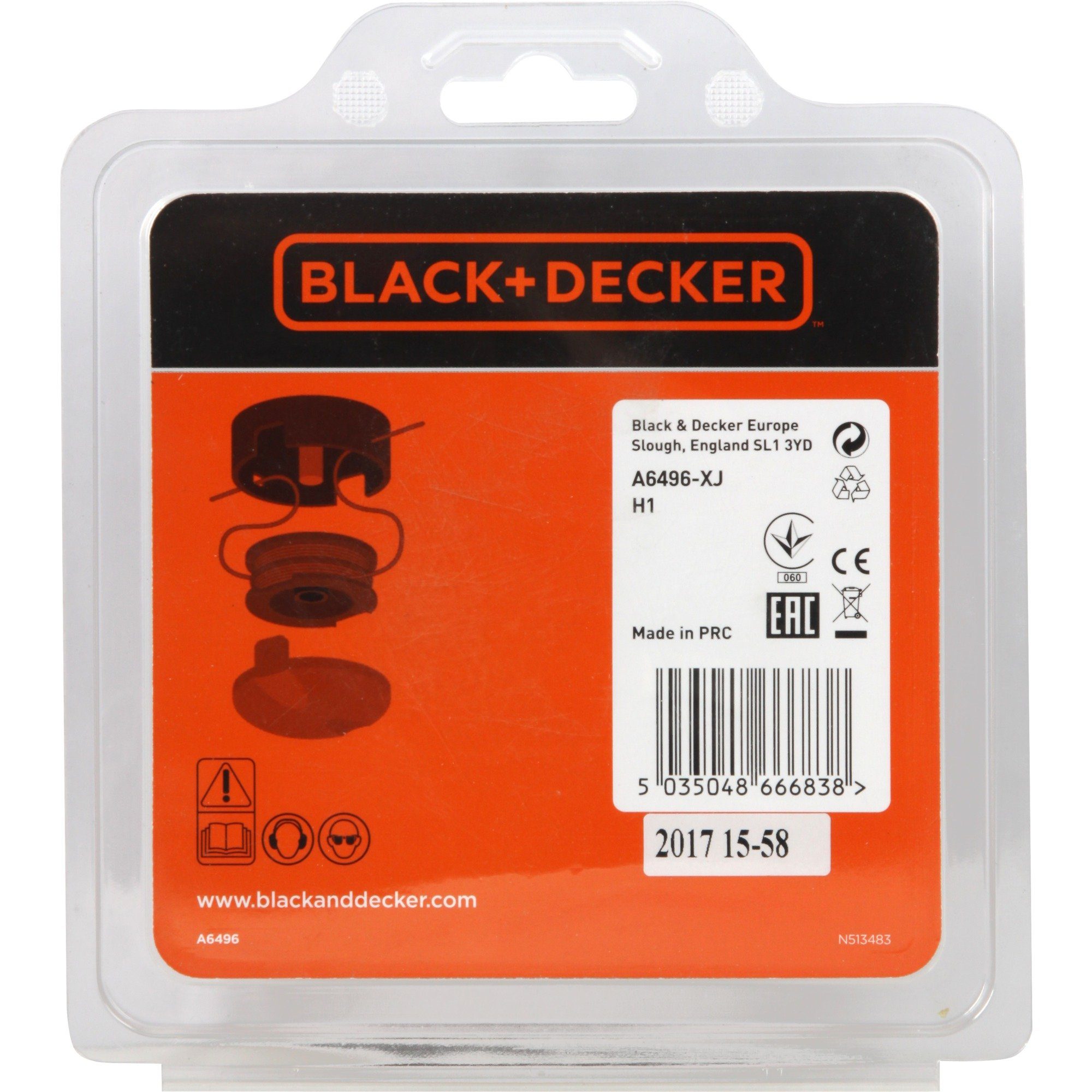 Black & Fadenspule Elektro-Rasentrimmer Powercommand BLACK+DECKER Decker Dualvolt