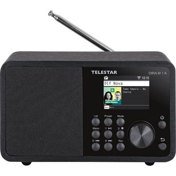 TELESTAR DIRA M 1 A DAB+ und Internetradio mit EWF Warnfunktion Digitalradio (DAB) (USB Musikplayer für MP3, WMA, AAC oder WAV Dateien, Aufzeichnung von Radiosendungen (DAB+/FM/Web) über Record-Taste oder Timer möglich, 10 W, DAB+/UKW und Internetradio mit Notfallwarnfunktion)