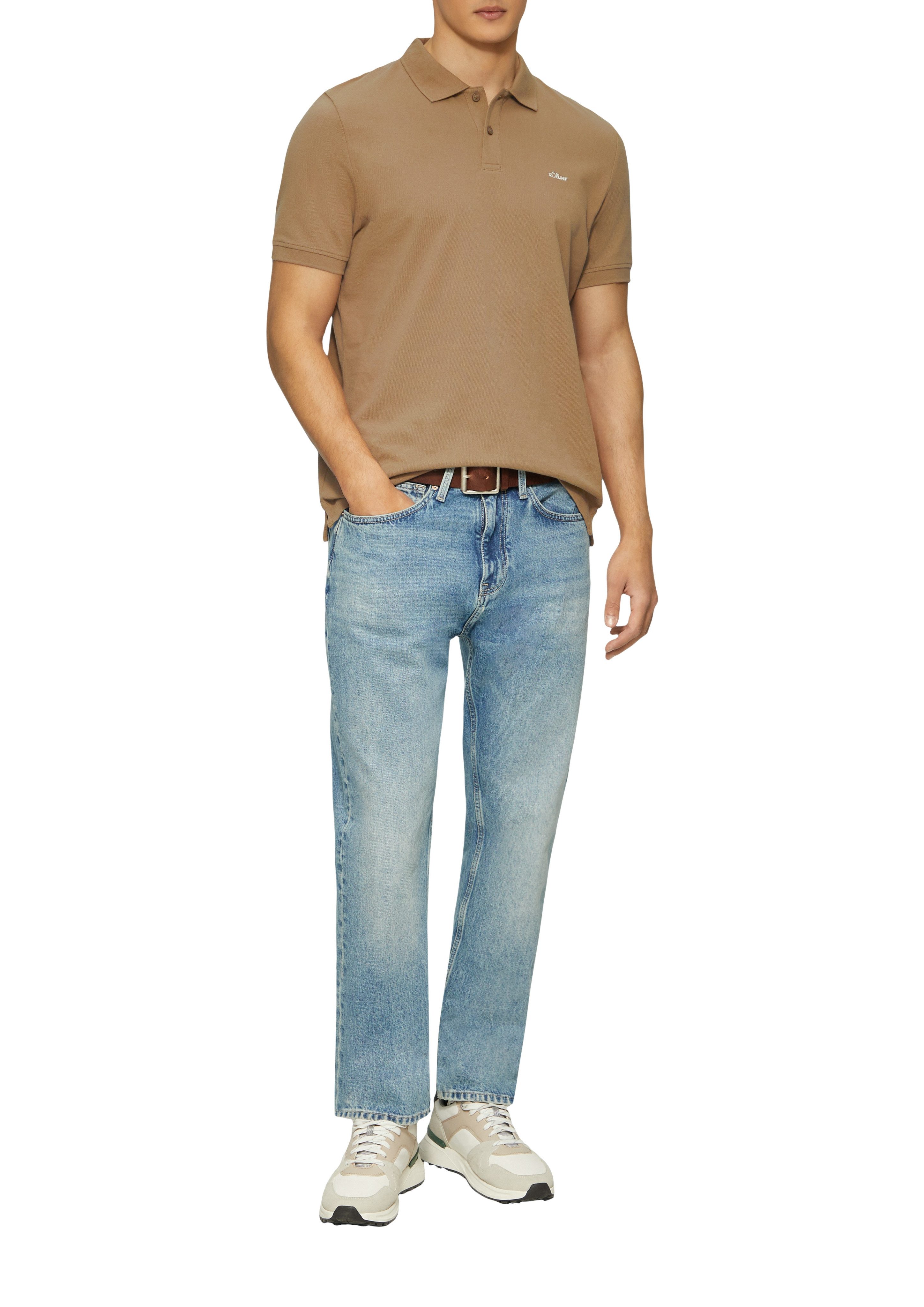 s.Oliver Poloshirt mit Logostickerei günstig online kaufen