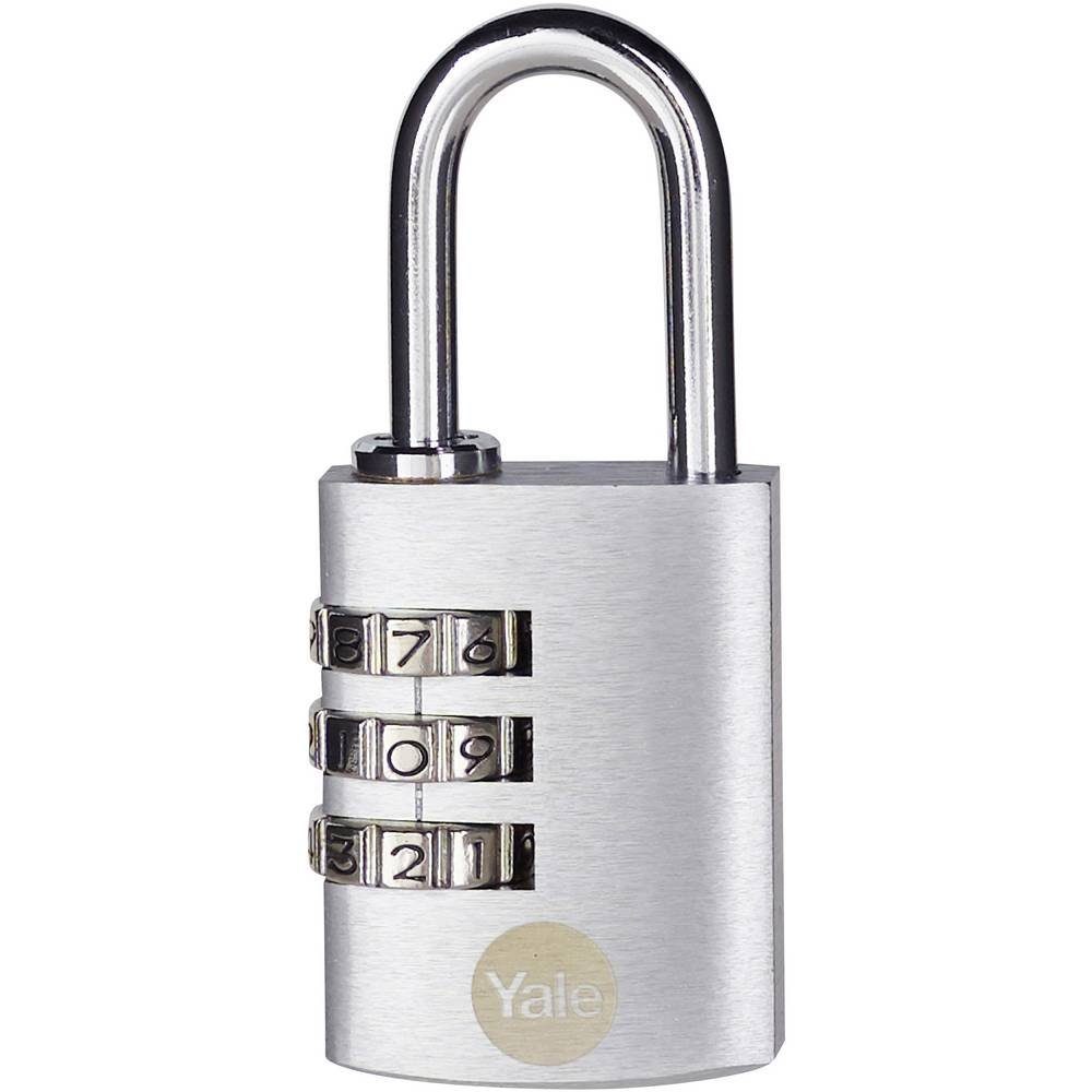 Yale Vorhängeschloss Silver Line Zahlenschloss 30 mm Y151B/30/125/1