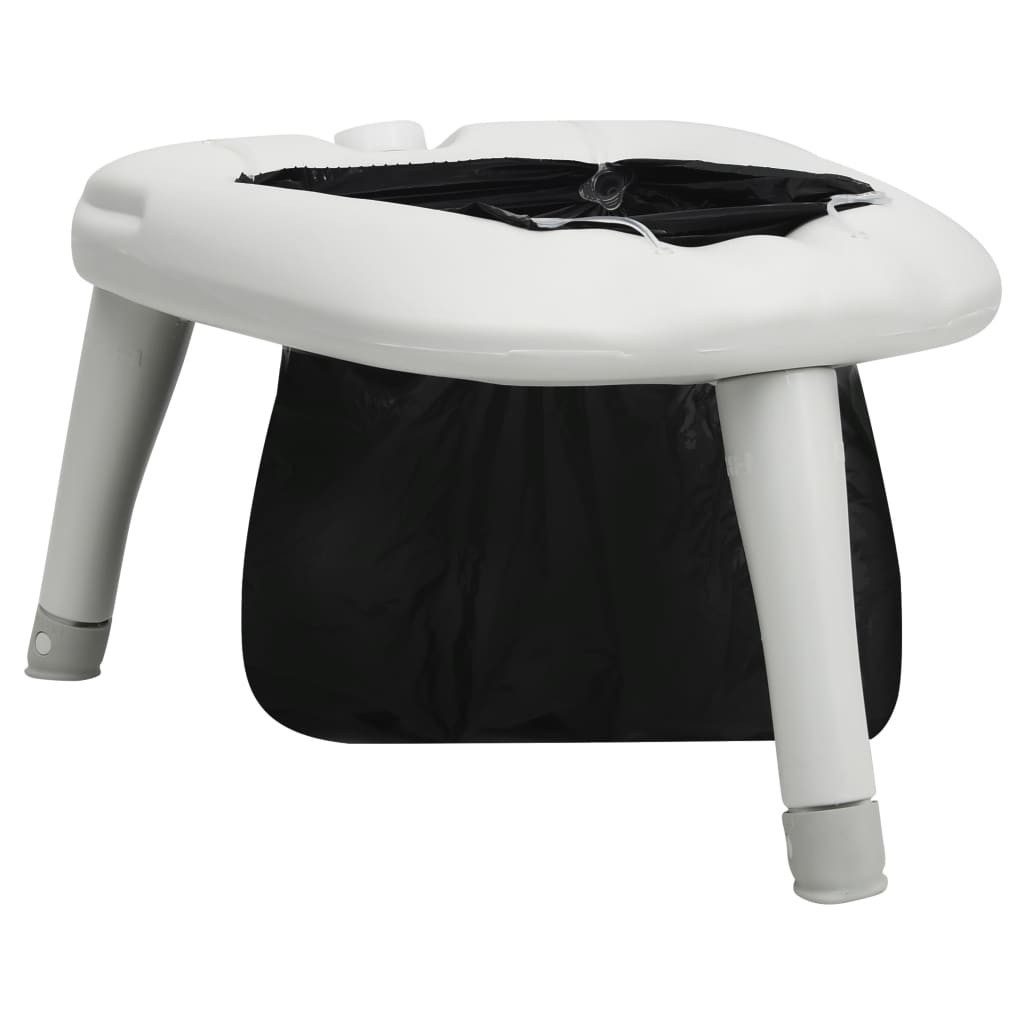 vidaXL Campingtoilette Campingtoilette mit Beuteln 200 kg