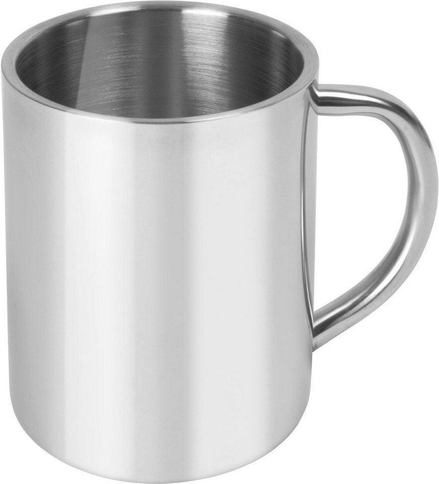 Doppelwandigen Edelstahl Becher Metall Tasse für Getränke