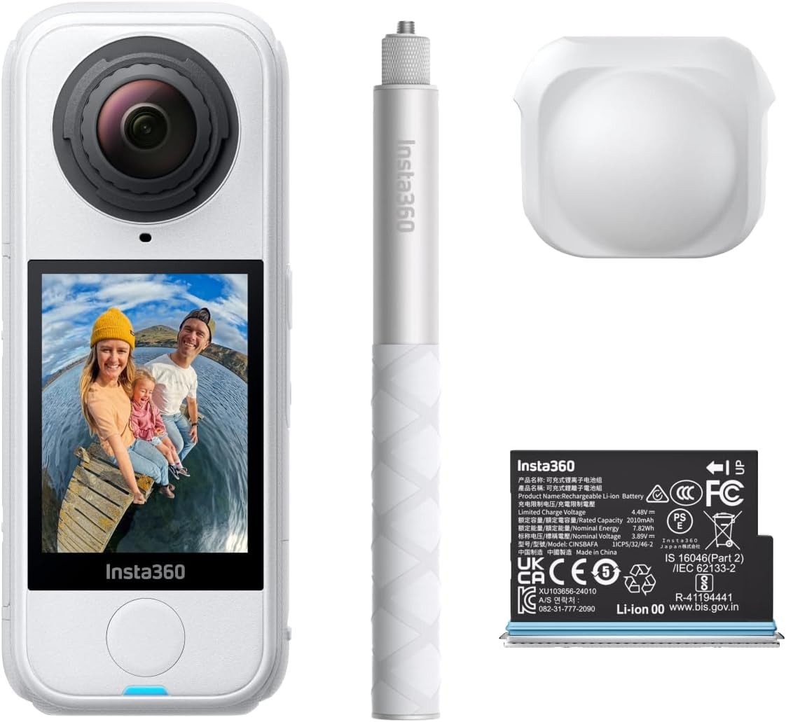 Insta360 Insta360 X4 Air – 165g leichte 8K 360°-Kamera Action Cam (8K, Bluetooth, WLAN (Wi-Fi)