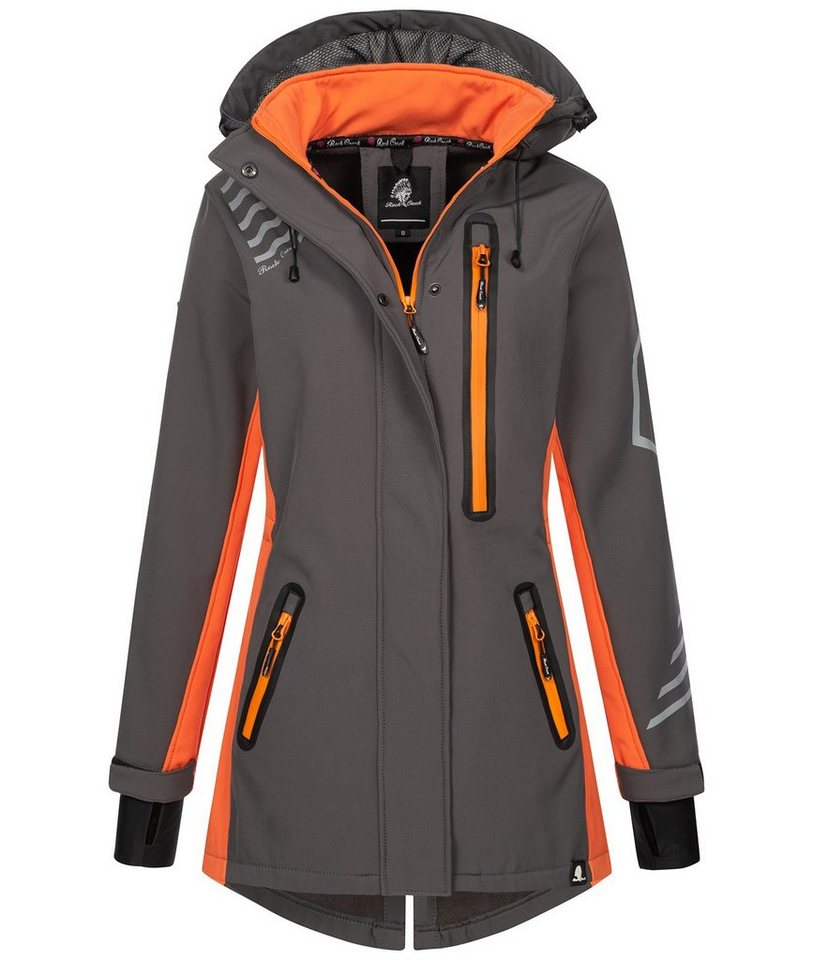 Rock Creek Softshelljacke Damen Softshellmantel Wanderjacke D-491