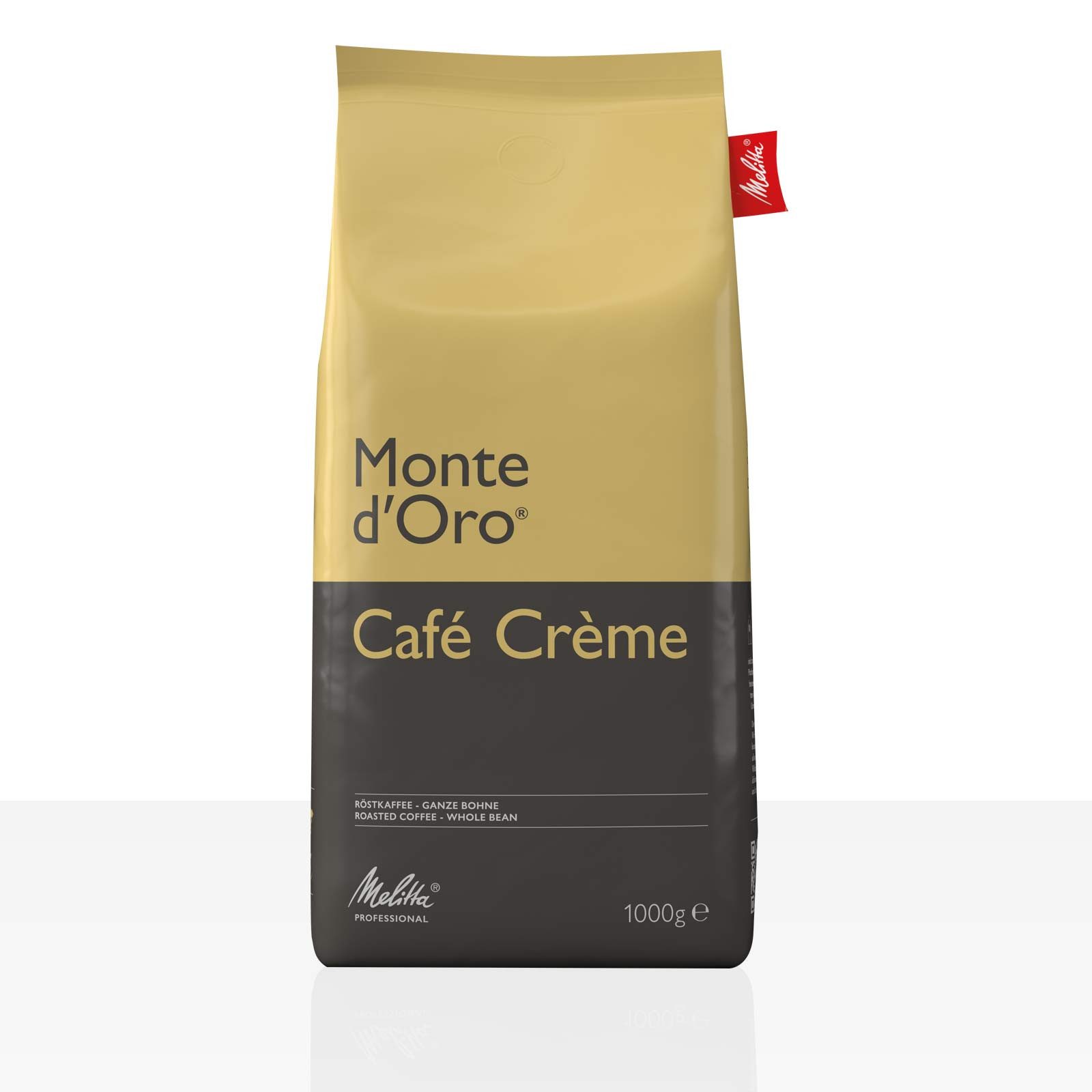 Melitta Kaffee Melitta Monte d'Oro Cafe Creme mild - 1kg Kaffeebohnen