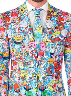 Opposuits Kostüm Spongebob Frenzy Anzug, Ganz Bikini Bottom versammelt auf einem Anzug!