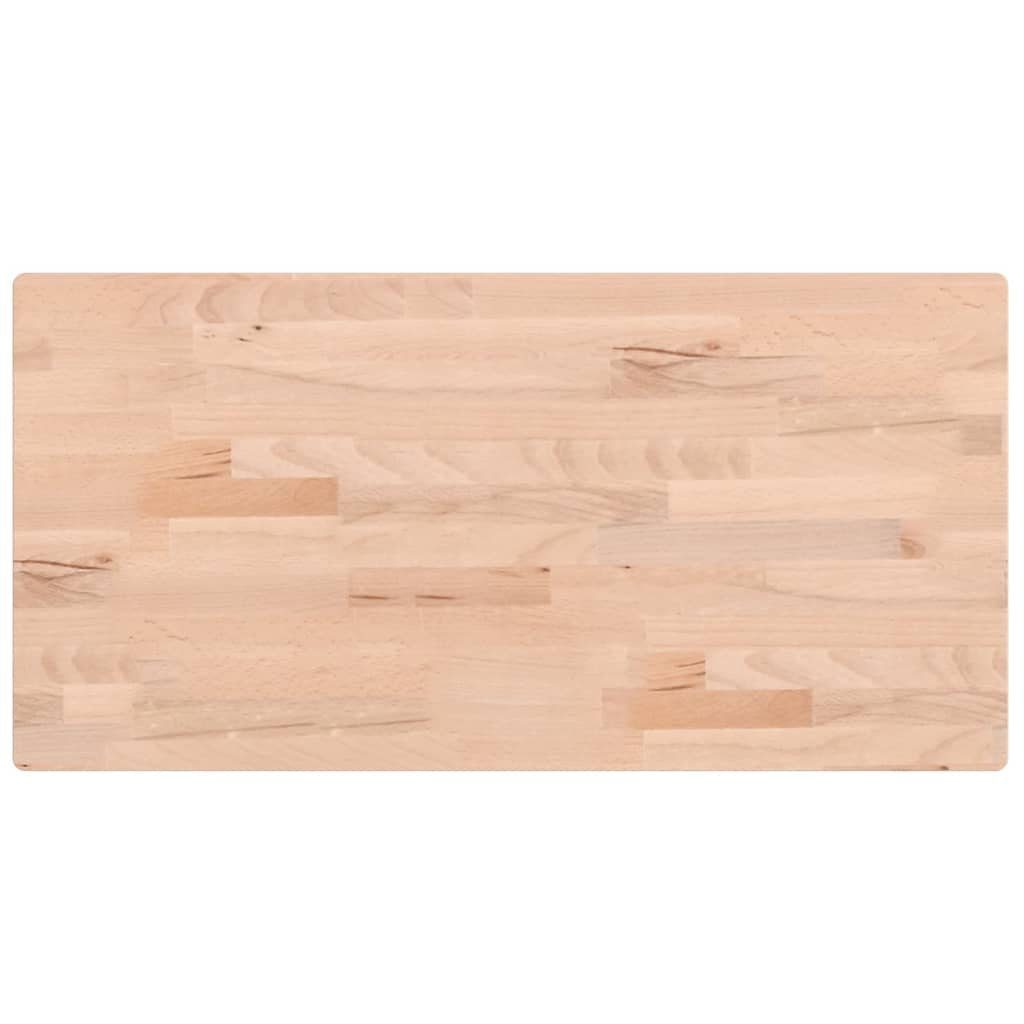 vidaXL Tischplatte Tischplatte 80x40x2,5 cm Rechteckig Massivholz Buche (1 St)