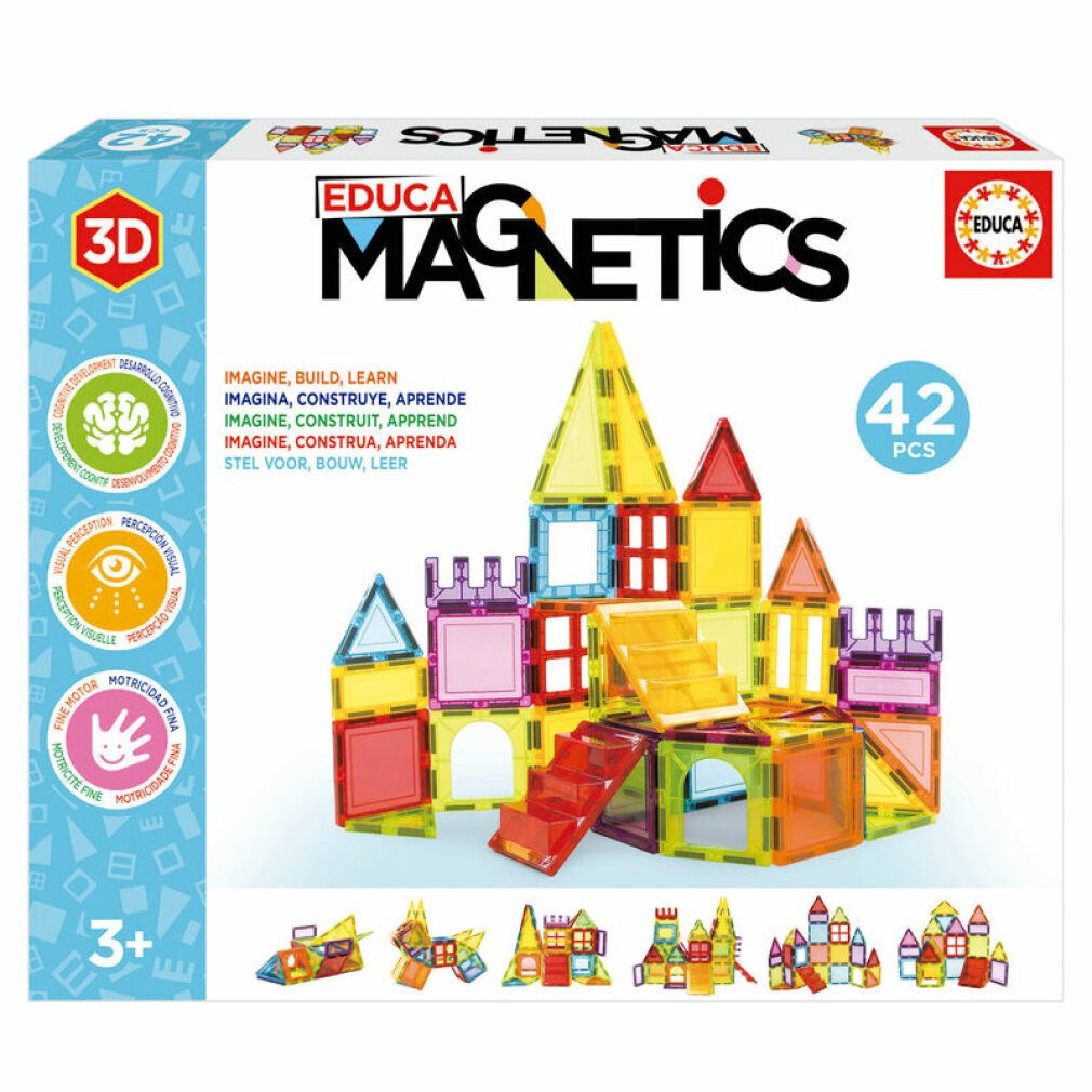 Educa Magnetics 42Stück Konstruktions-Spielset, (Packung)