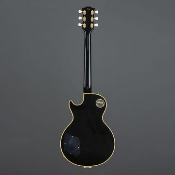 Gibson E-Gitarre, 1957 LP Custom Bigsby 3PU VOS Ebony #731159 - Custom E-Gitarre