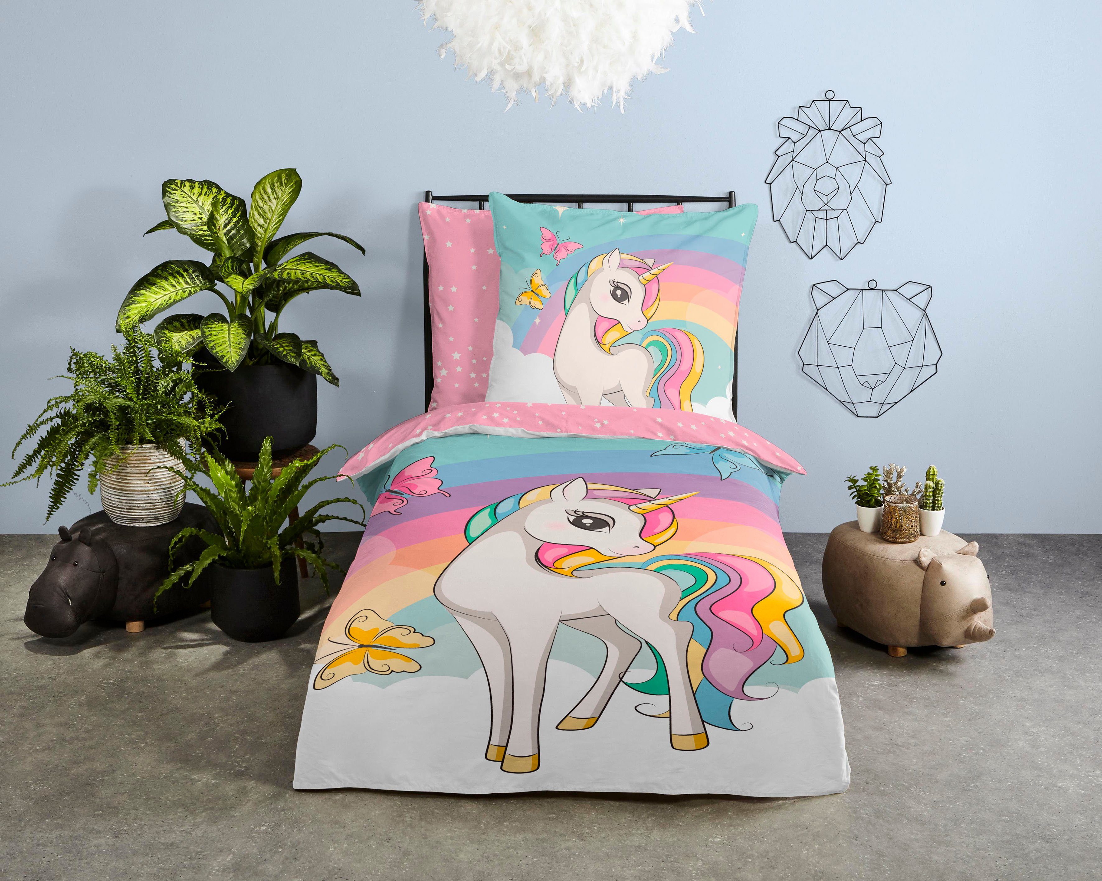 good morning Kinderbettwäsche Dash, Renforcé, 2 günstig online kaufen