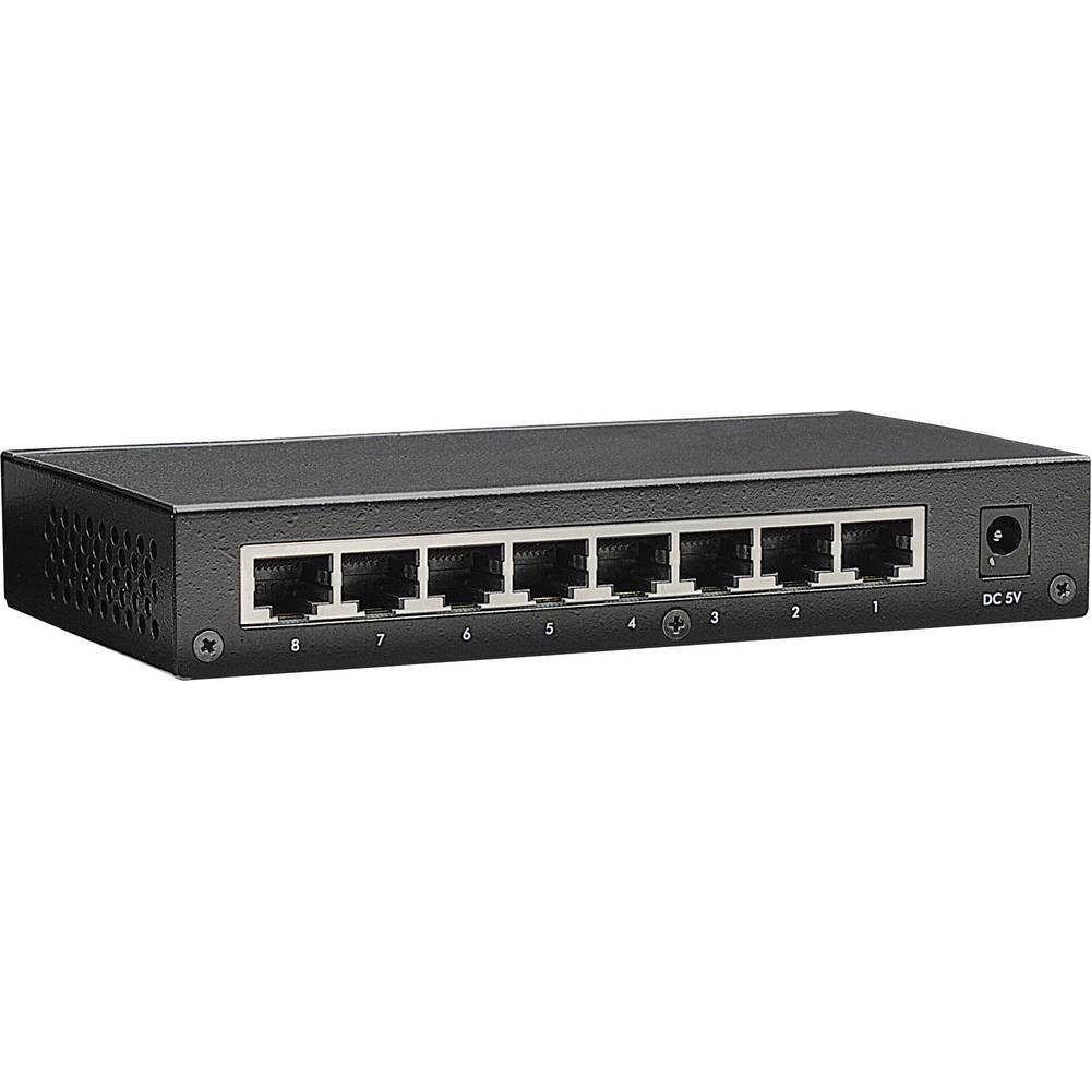 Netzwerk-Switch 8 Gigabit Intellinet Port Metall Switch