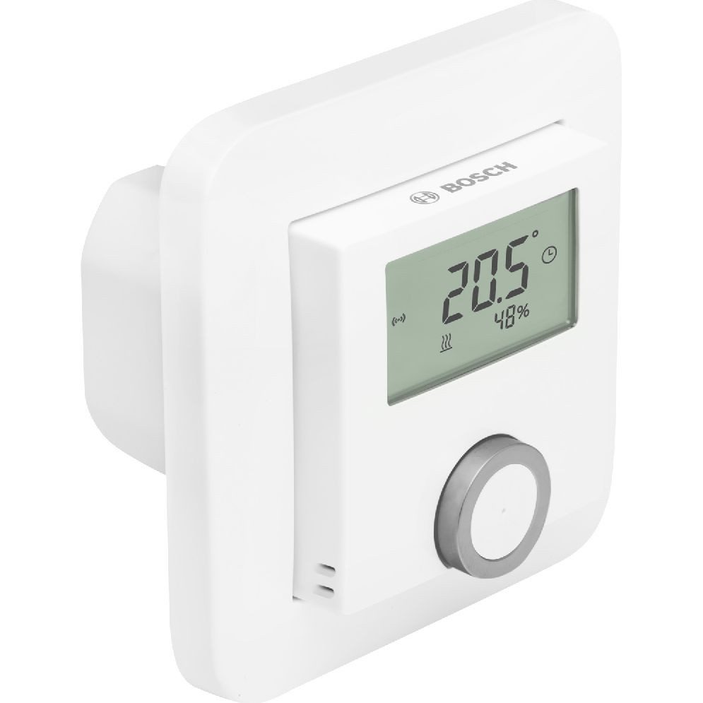 BOSCH Raumthermostat NEU Smart Home Raumthermostat THIW230 für wasserführende Heizsysteme, Steuert kabelgebungen Stellantriebe, Smart Home