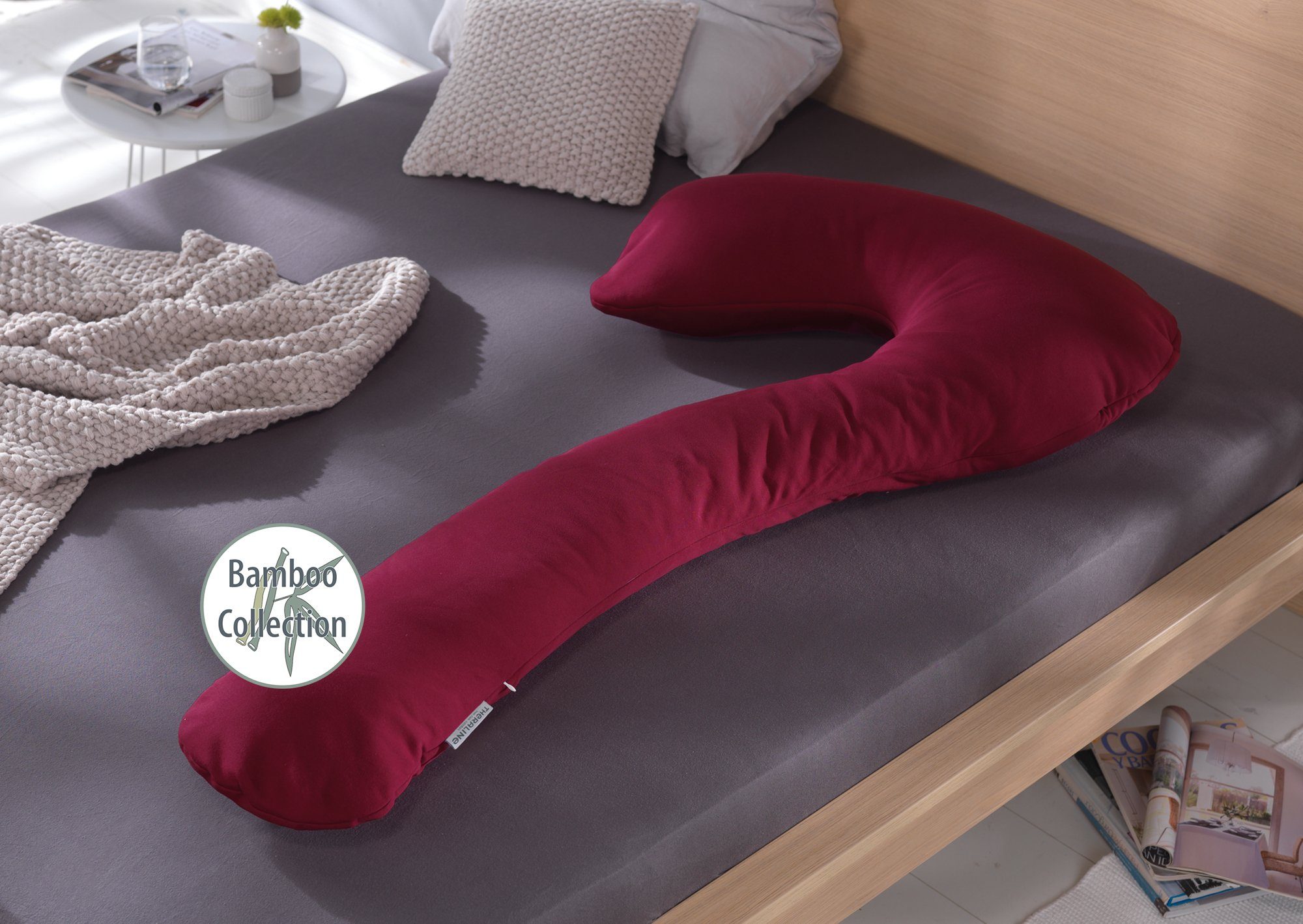Theraline Stillkissen my7 Das Schlaf- & Stillkissen 80 x 150 cm brombeere