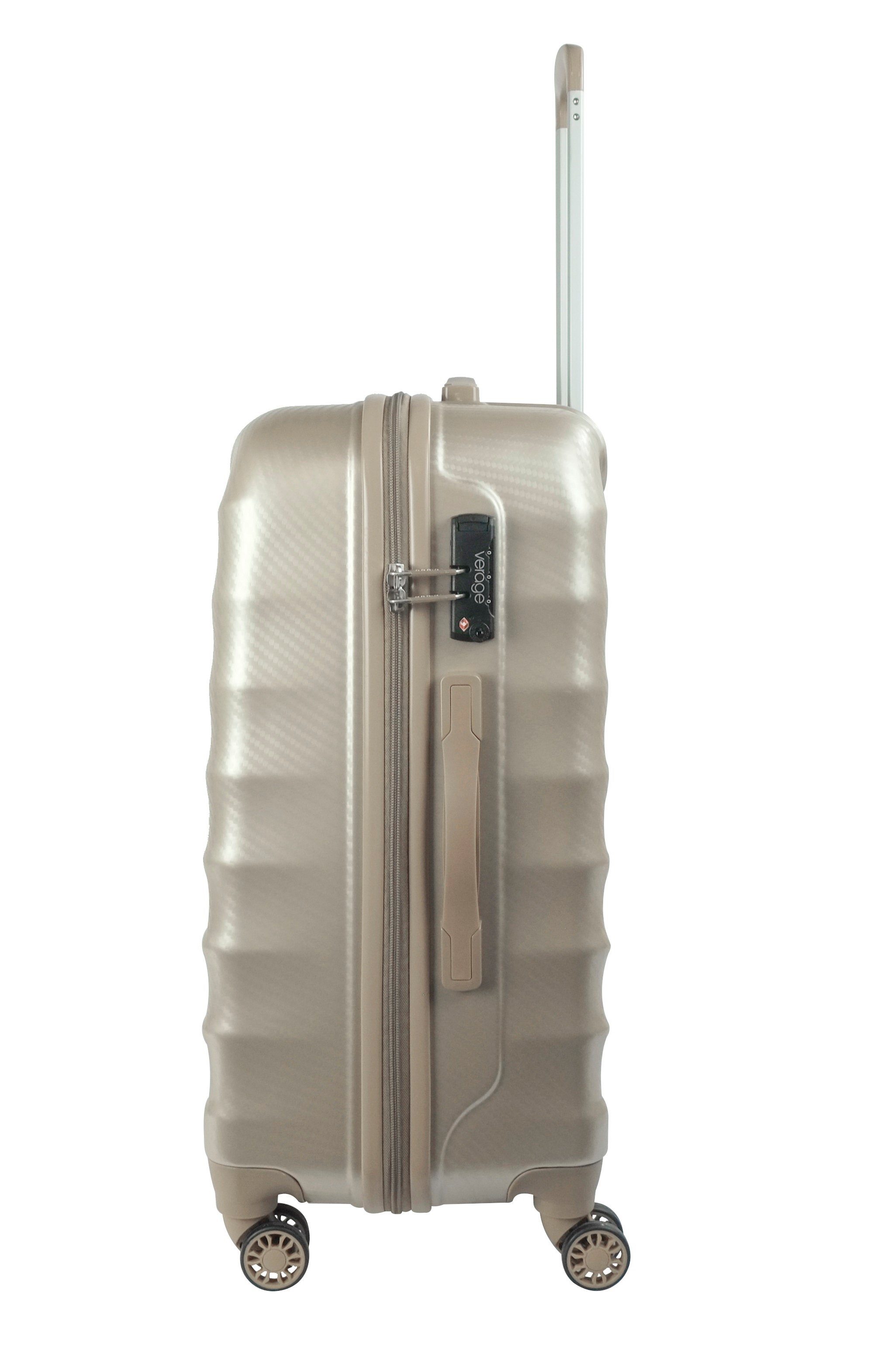 Verage Koffer Seagull 24''M Hartschalenkoffer, 4 Rollen, teilweise Volumenerweiterung, 4-Doppelrollen, TSA-Zahlenschloss