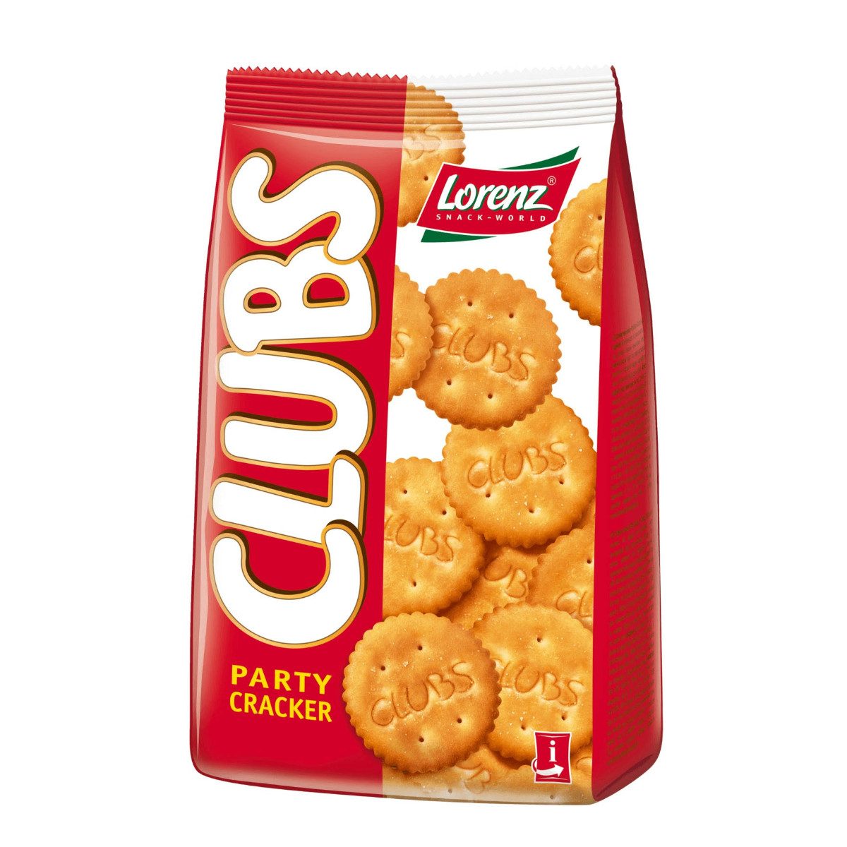 LORENZ Knabberei, Lorenz Party Clubs feine gesalzene und knackige Cracker 200g