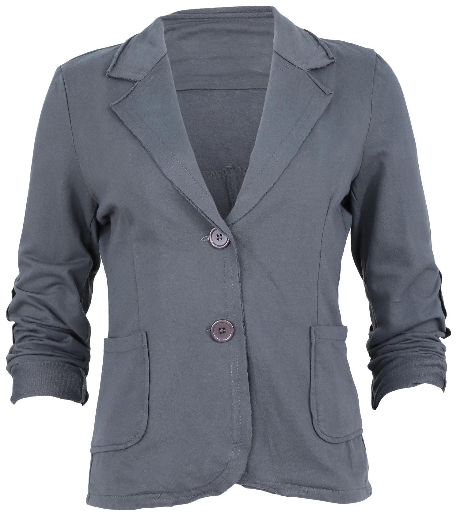 malito more than fashion Jackenblazer 1651 Sweat Blazer Jacke in Used Look günstig online kaufen