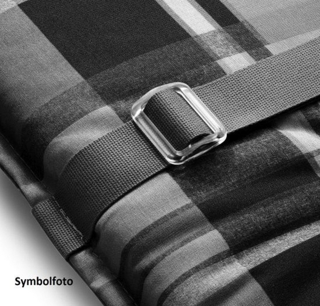 Gardissimo Hochlehnerauflage Hochlehnerauflage 2112 Gartenstuhl Auflagen Kissen Polster Hochlehner, (Auflage, 1 St., 1 Auflage), für Hochlehner-Stühle UV-beständig inkl. Bindebänder und Halteband