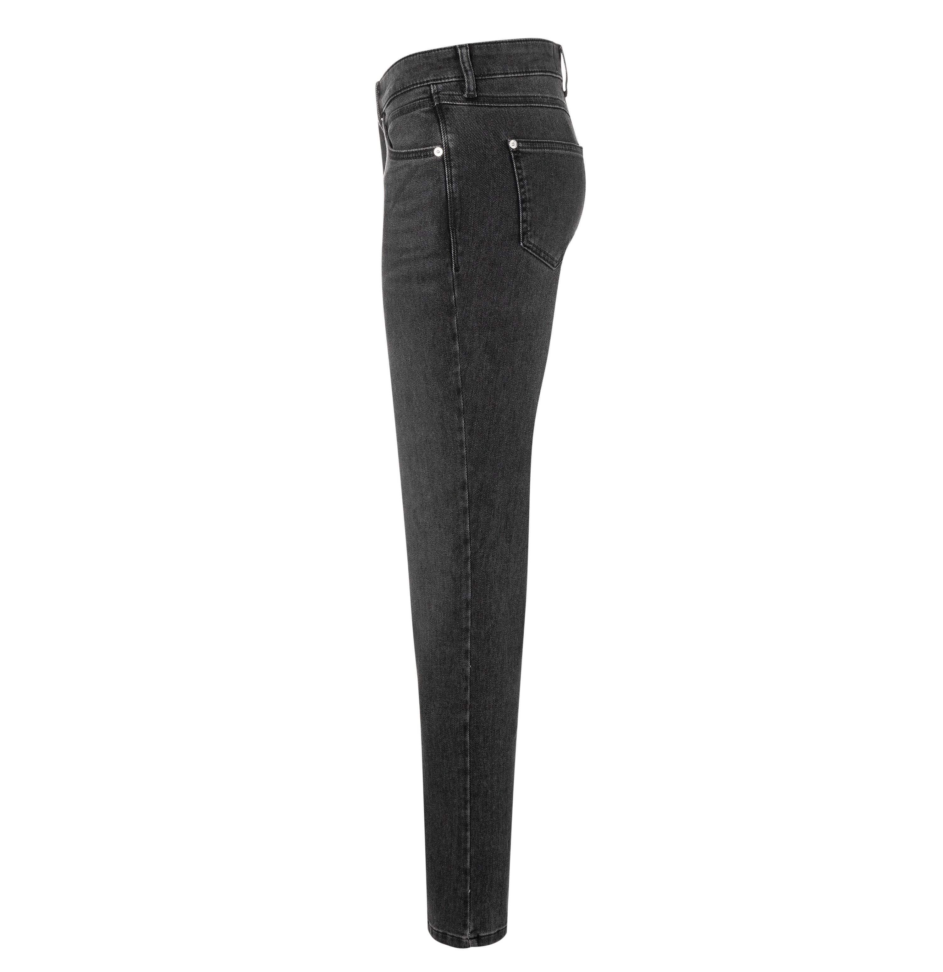 MAC Straight-Jeans MACMELANIE Sportives Naht-Detail am Tascheneingriff