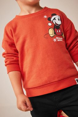 Next Sweatshirt Micky Maus Weihnachtspullover aus Jersey (1-tlg)