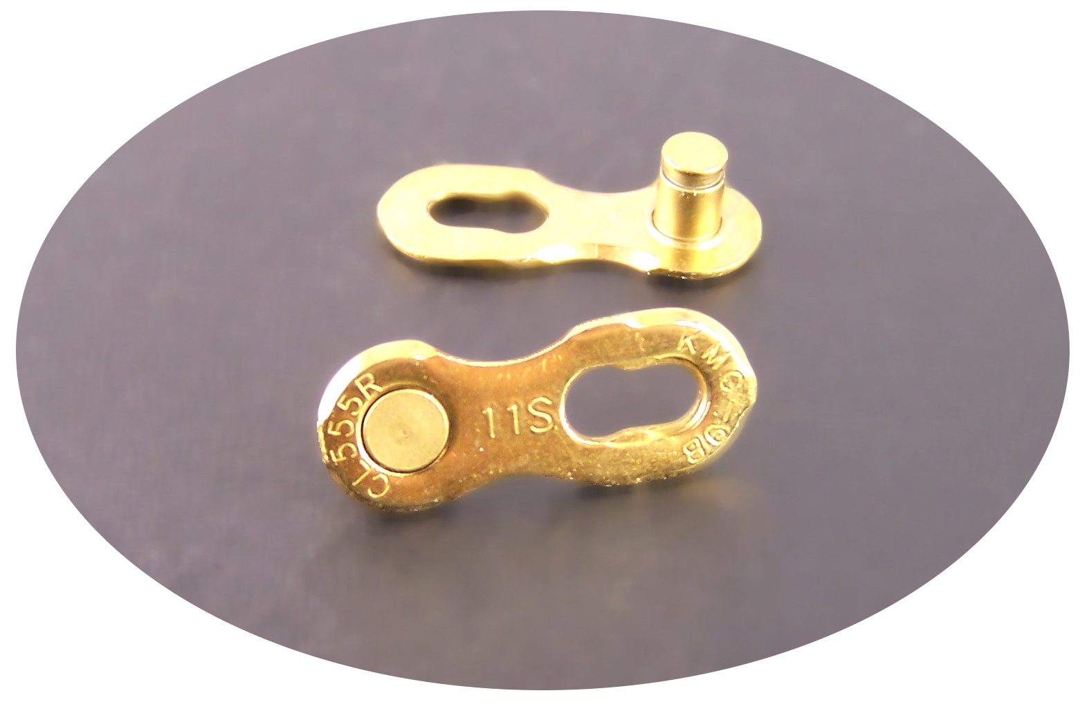 KMC Fahrradkette KMC Missing Link CL555R Ti-N 1/2 x 11/128 für 11 fach Ketten