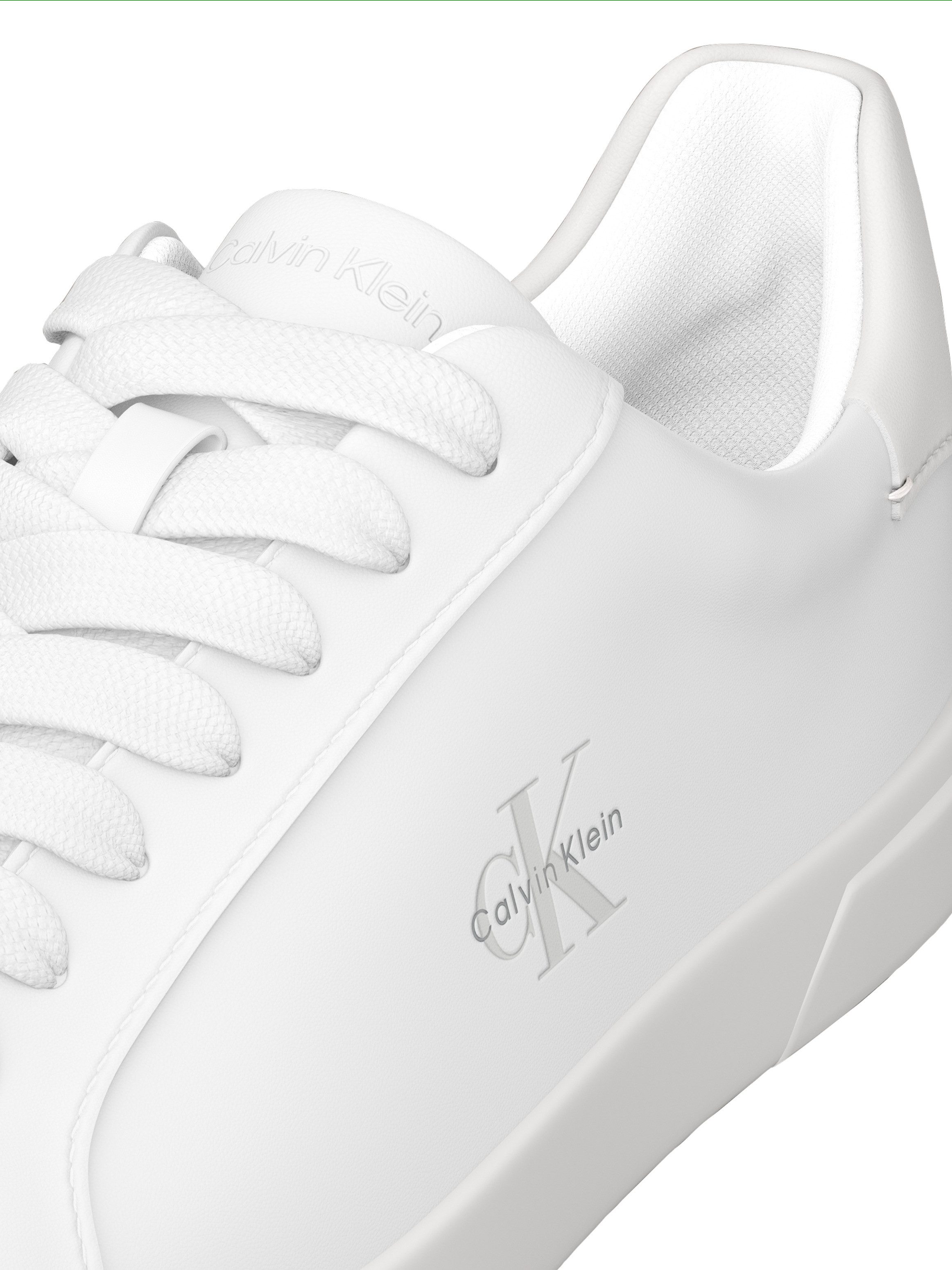 Calvin Klein LOW PROF CUPSOLE LTH Sneaker Schnürschuh, Halbschuh mit Schaftrandpolsterung