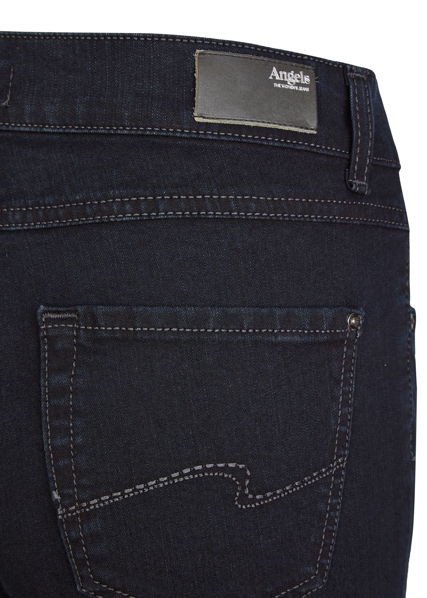 7434 ANGELS Cici Jetblack (100) 5-Pocket-Jeans