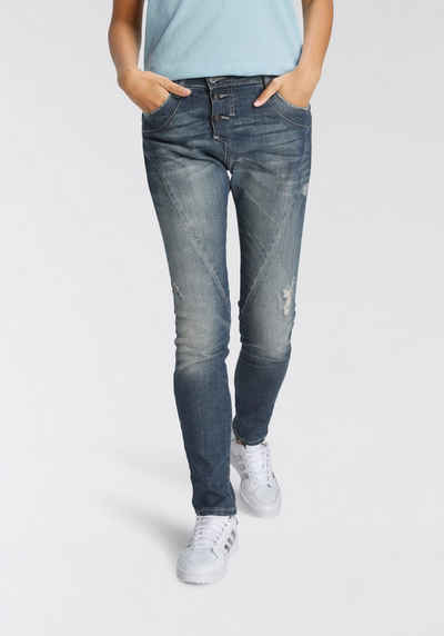 Please Jeans Boyfriend-Jeans »P 78A« mit leichtem Destroyed Effekt