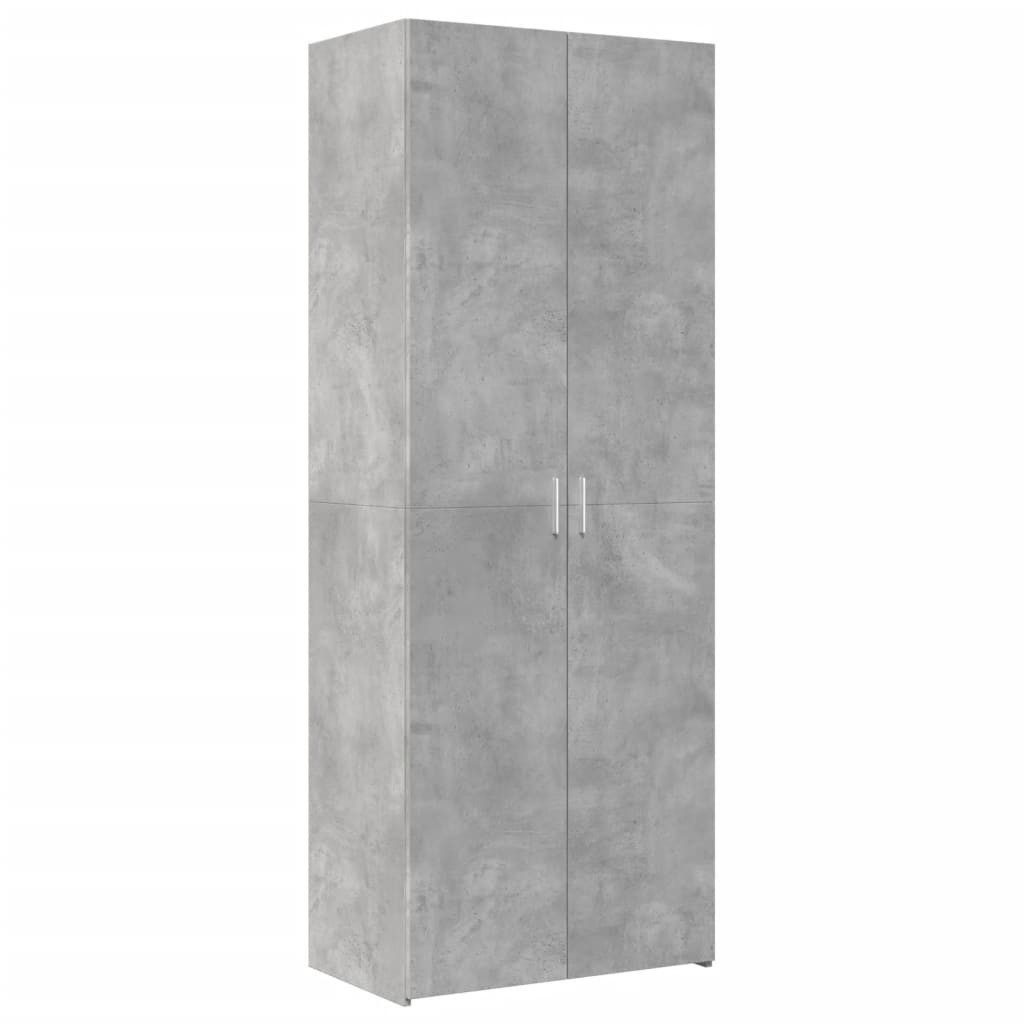 vidaXL Highboard Highboard Betongrau 70x42,5x185 cm günstig online kaufen
