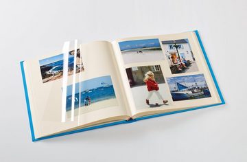 Walther Design Fotoalbum Fun Selbstklebealbum, buchgebundenes Selbstklebealbum, quadratischer Bildausschnitt